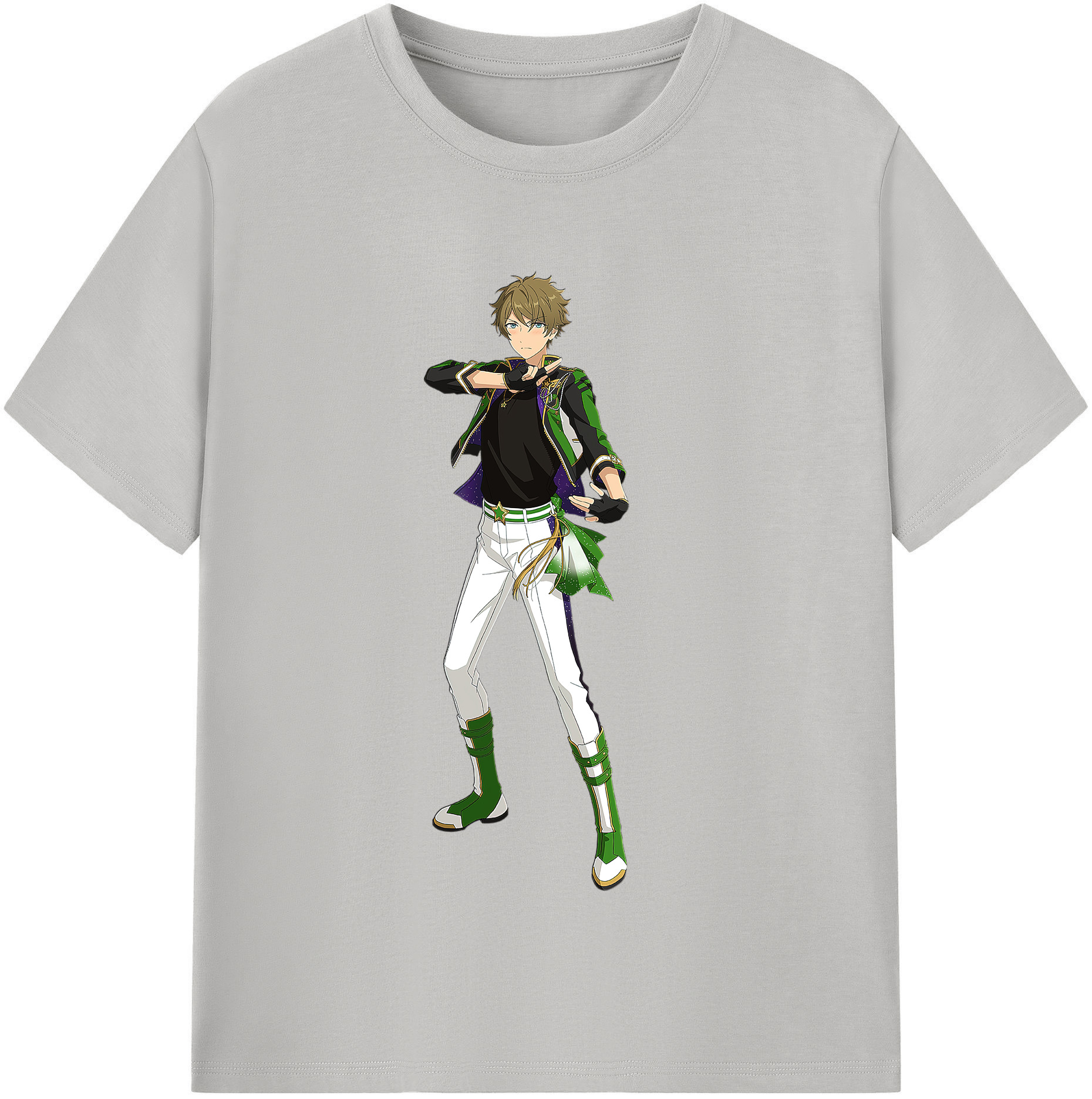 （画像用） あんさんぶるスターズ! Ensemble Stars レディースカジュアルプリントTシャツ（綿100％）