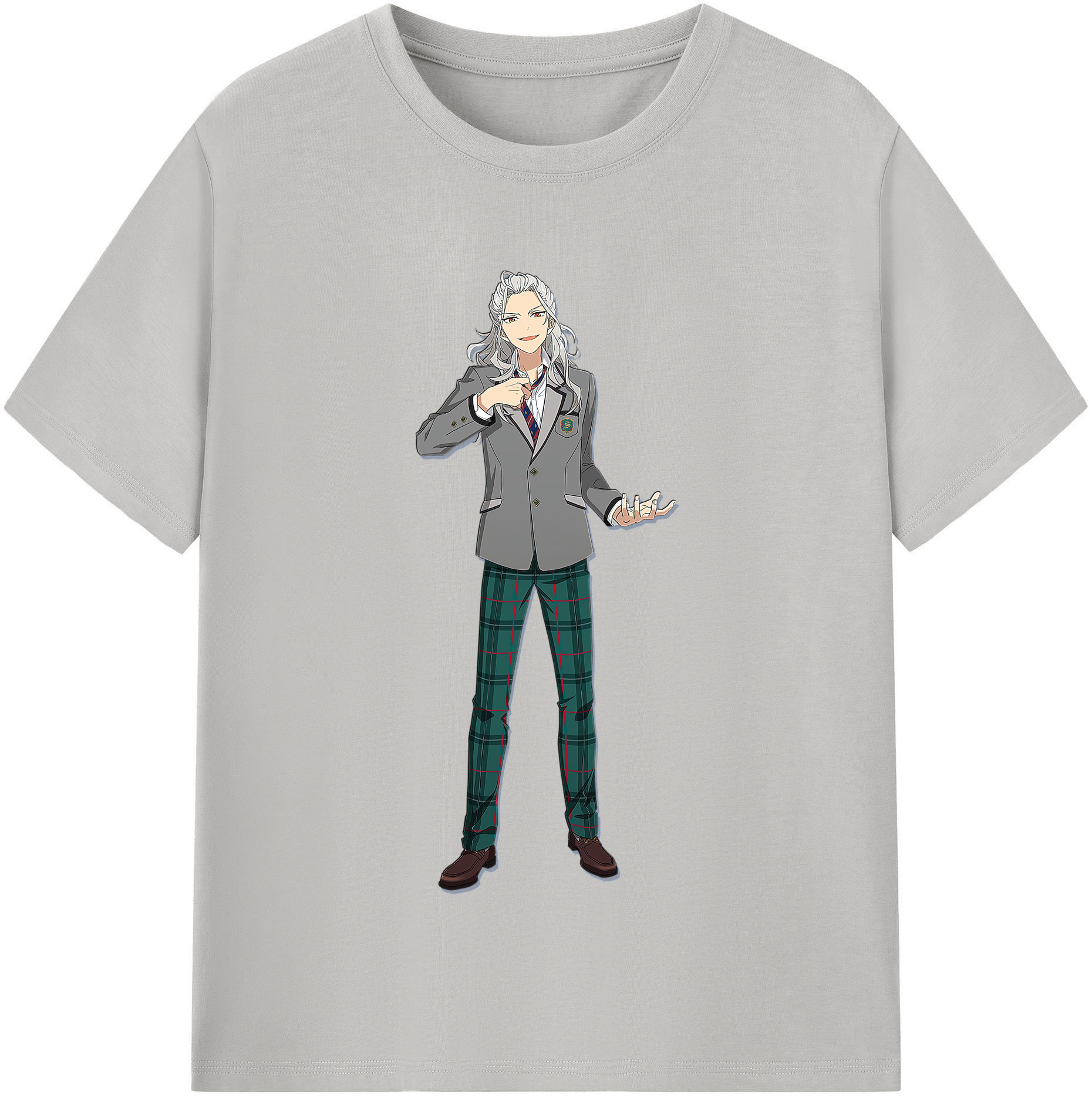 （画像用） あんさんぶるスターズ! Ensemble Stars レディースカジュアルプリントTシャツ（綿100％）