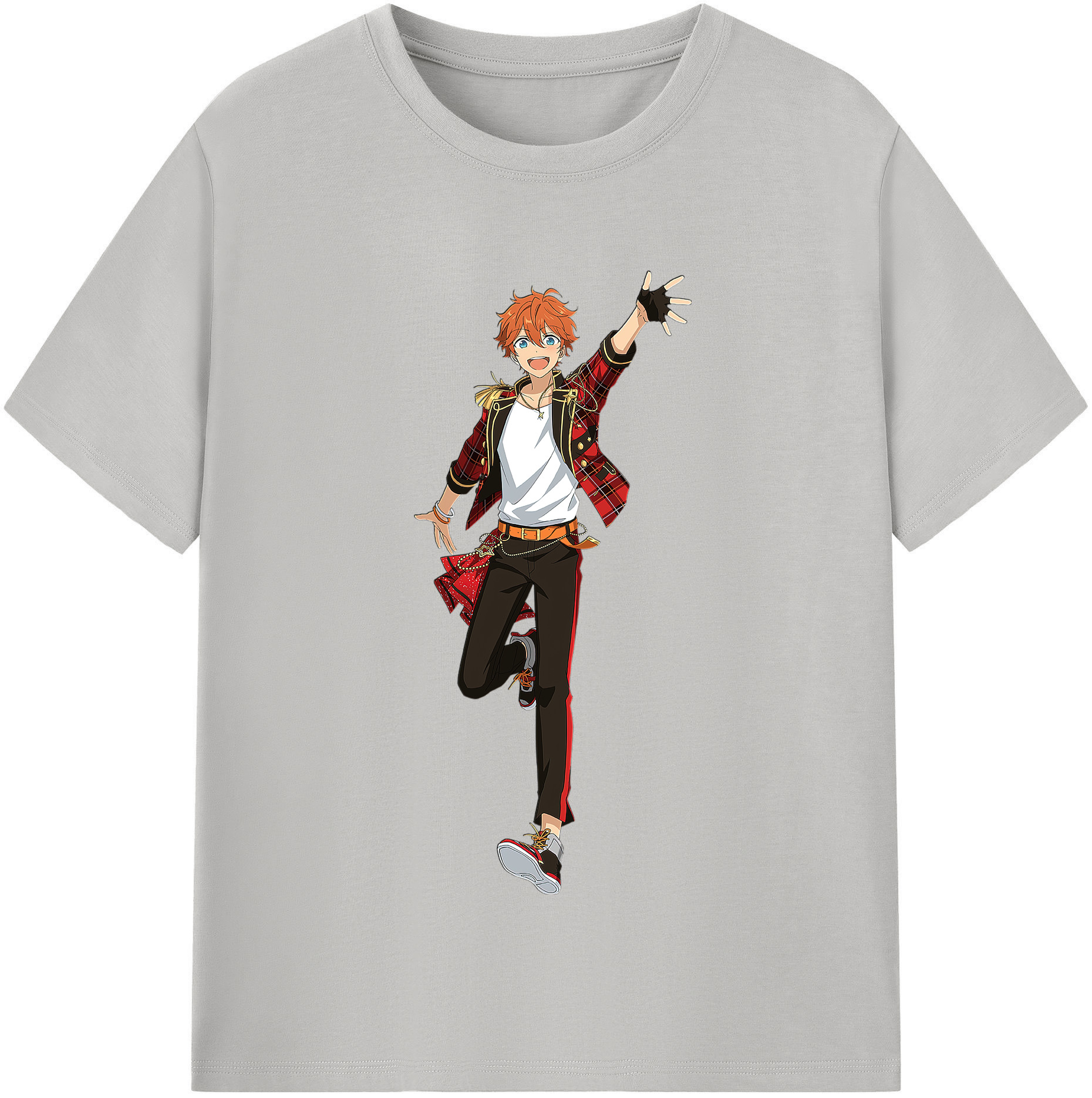 （画像用） あんさんぶるスターズ! Ensemble Stars レディースカジュアルプリントTシャツ（綿100％）
