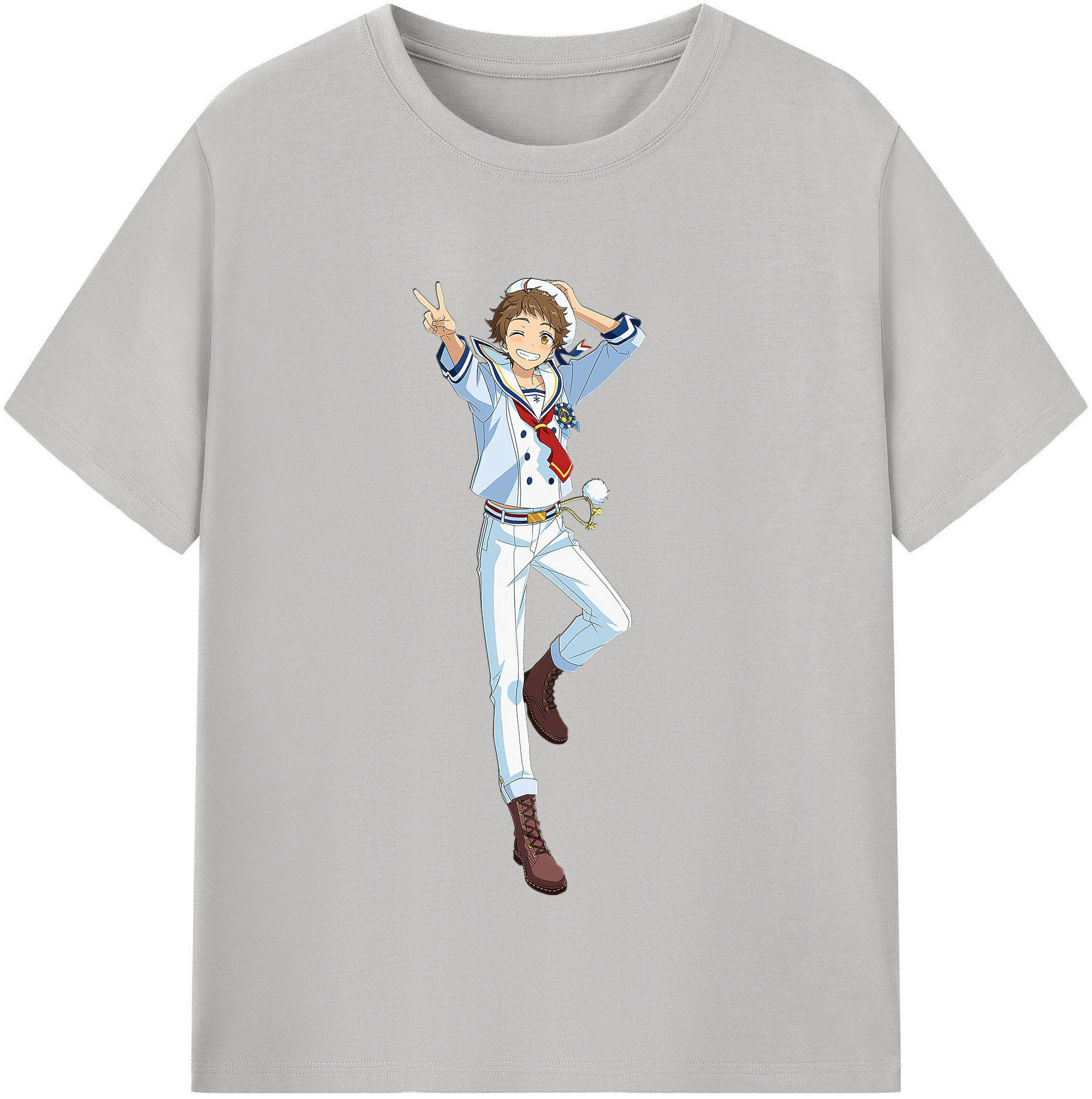 （画像用） あんさんぶるスターズ! Ensemble Stars レディースカジュアルプリントTシャツ（綿100％）