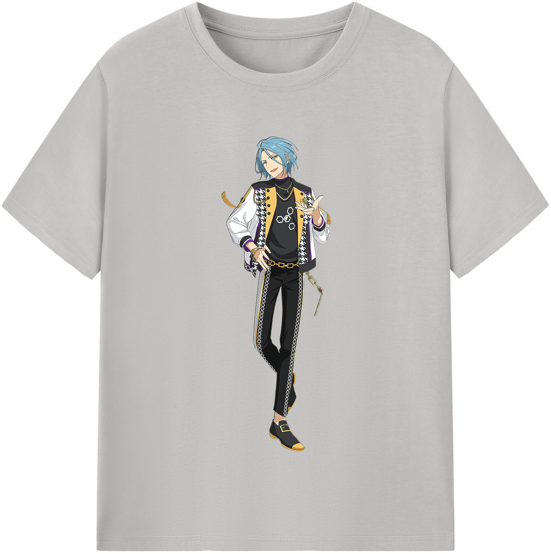 （画像用） あんさんぶるスターズ! Ensemble Stars レディースカジュアルプリントTシャツ（綿100％）