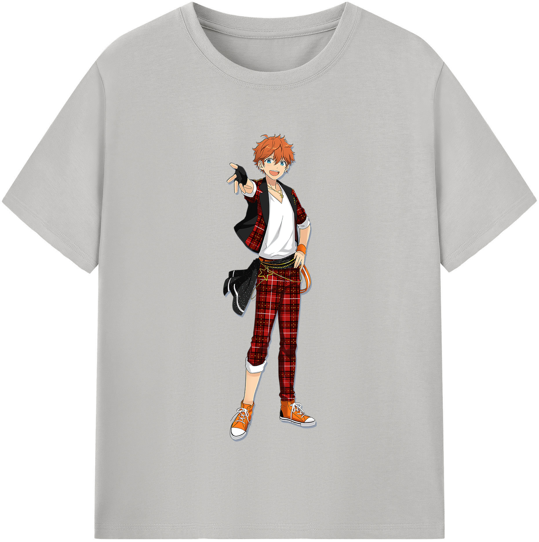 （画像用） あんさんぶるスターズ! Ensemble Stars レディースカジュアルプリントTシャツ（綿100％）