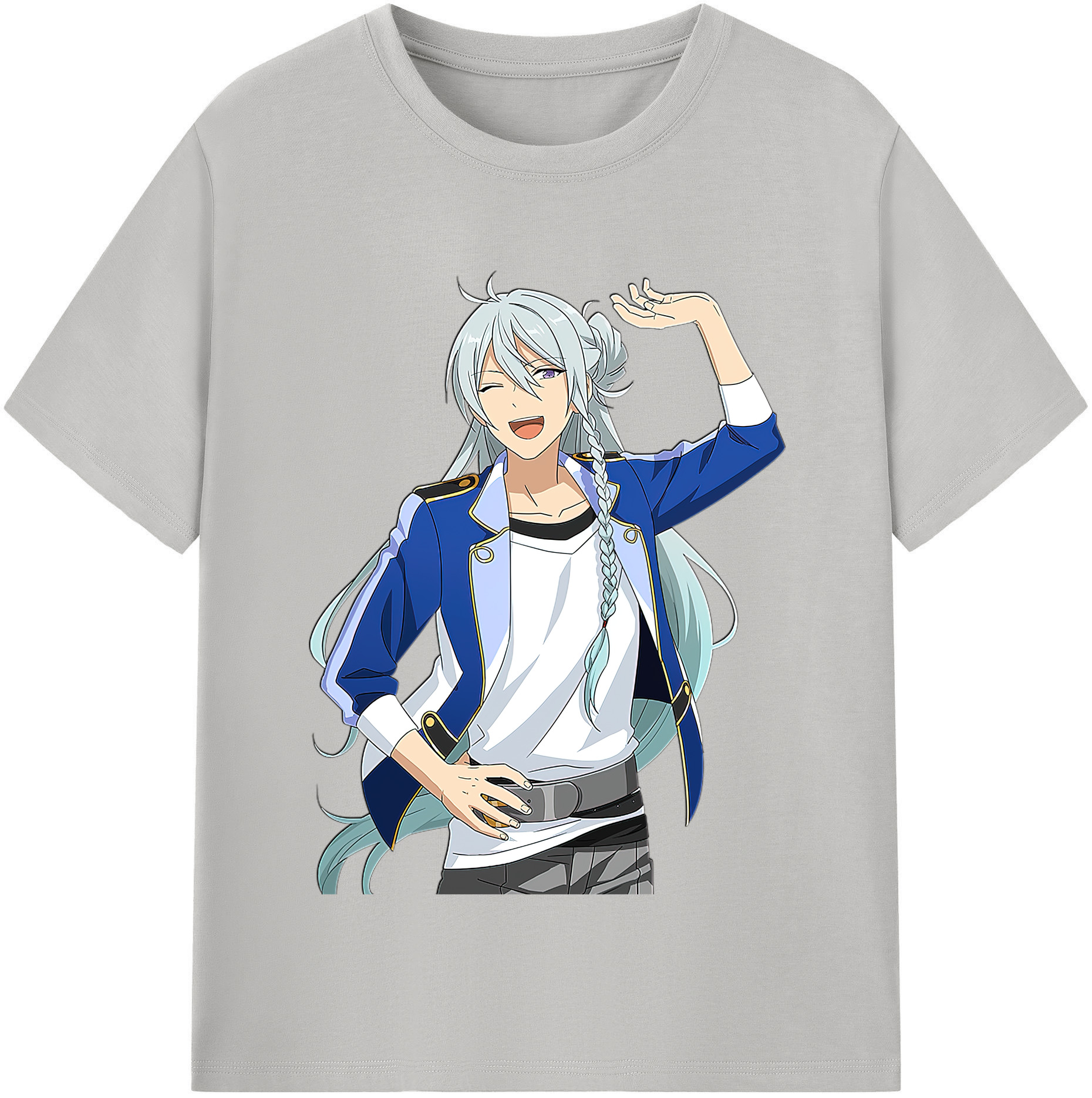 （画像用） あんさんぶるスターズ! Ensemble Stars レディースカジュアルプリントTシャツ（綿100％）