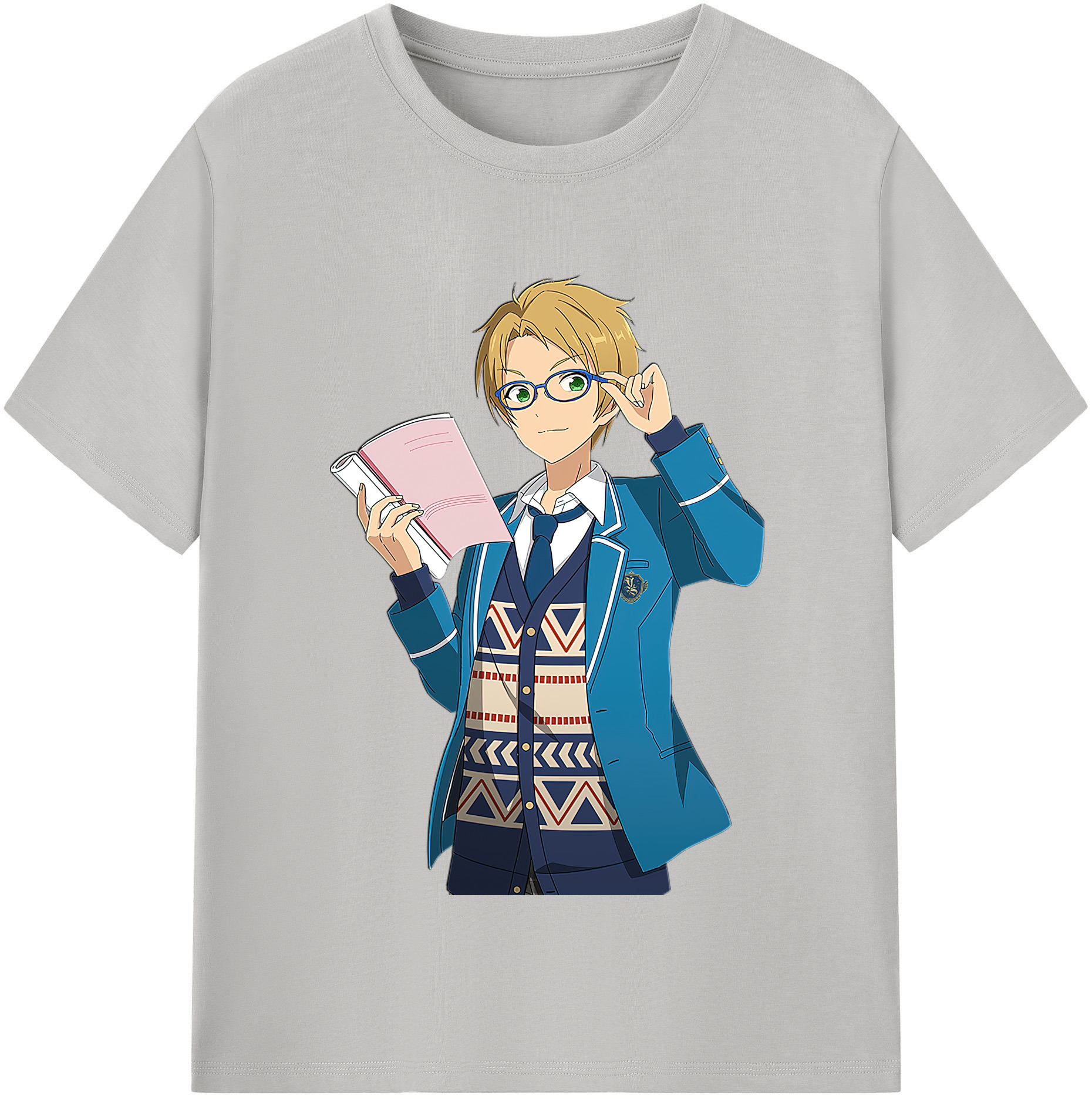 （画像用） あんさんぶるスターズ! Ensemble Stars レディースカジュアルプリントTシャツ（綿100％）