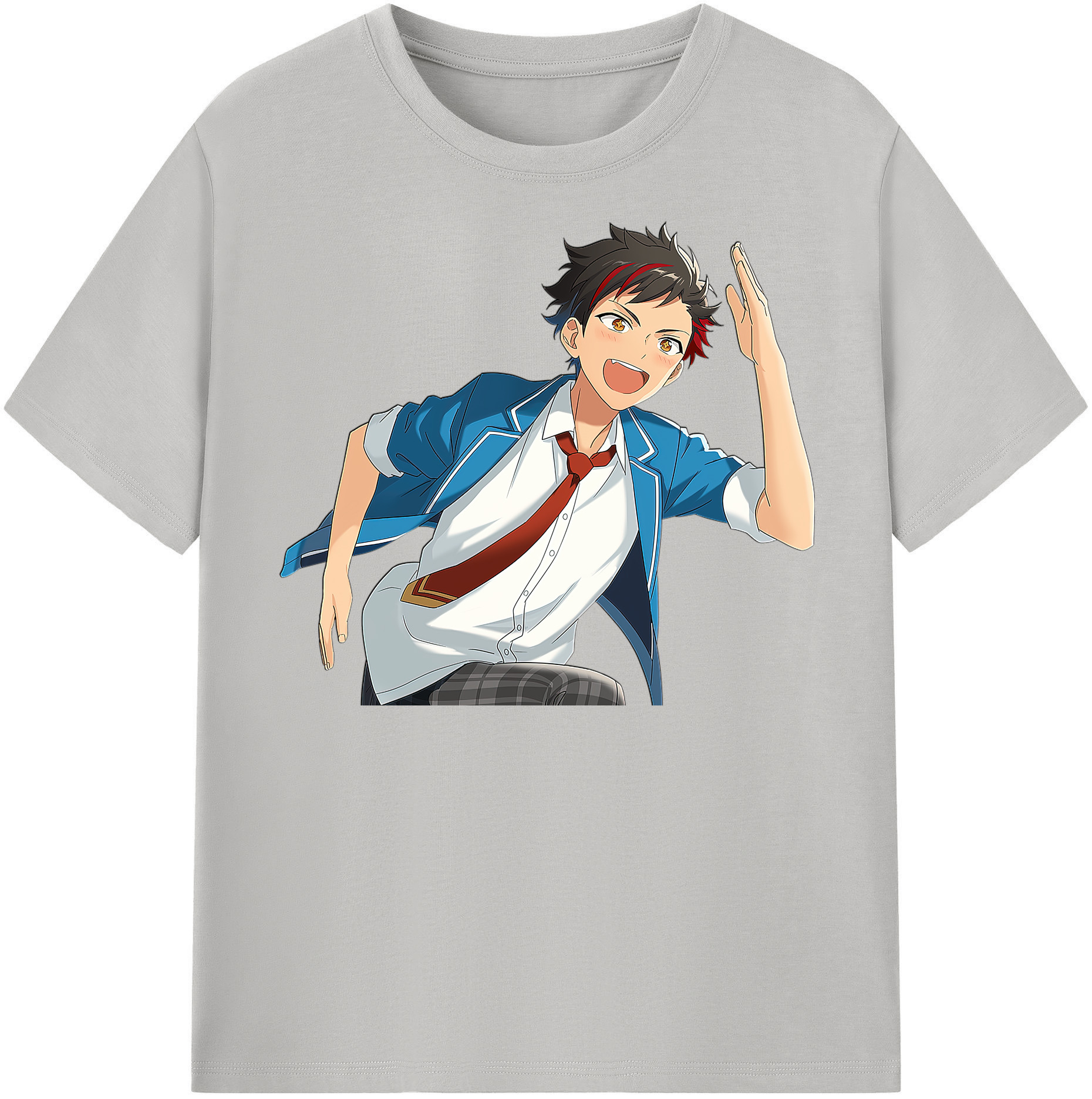 （画像用） あんさんぶるスターズ! Ensemble Stars レディースカジュアルプリントTシャツ（綿100％）