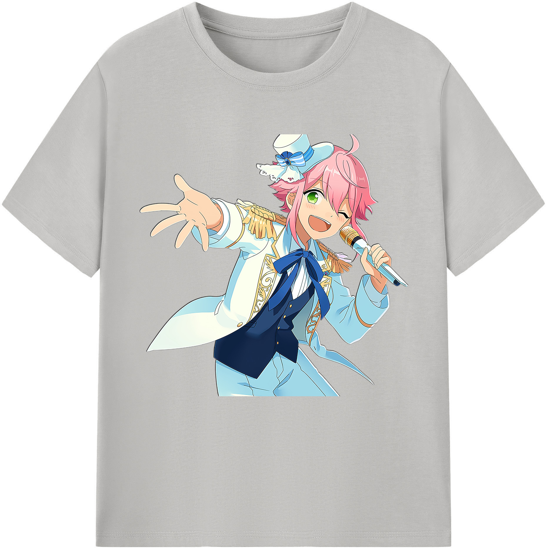 （画像用） あんさんぶるスターズ! Ensemble Stars レディースカジュアルプリントTシャツ（綿100％）