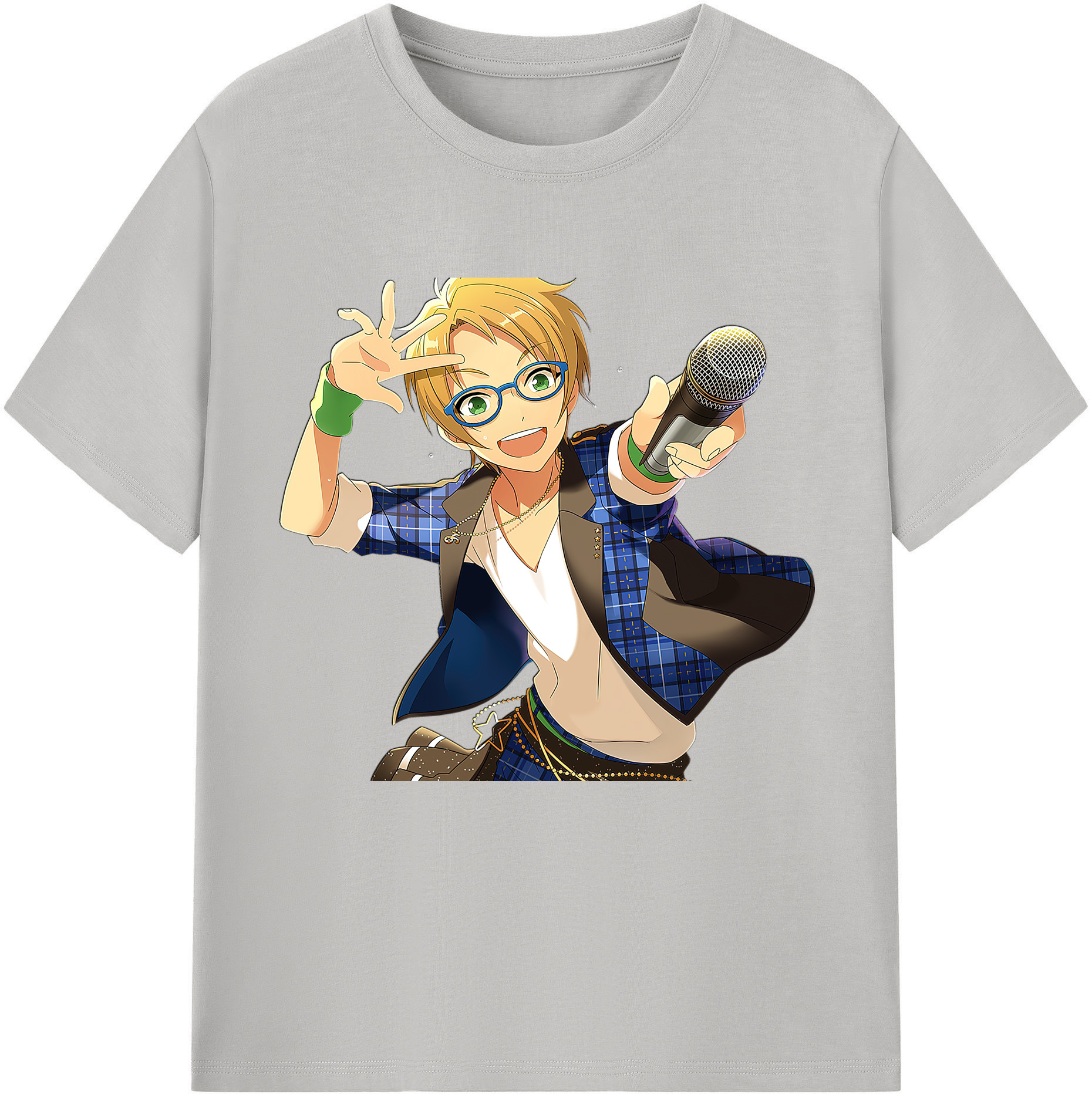 （画像用） あんさんぶるスターズ! Ensemble Stars レディースカジュアルプリントTシャツ（綿100％）