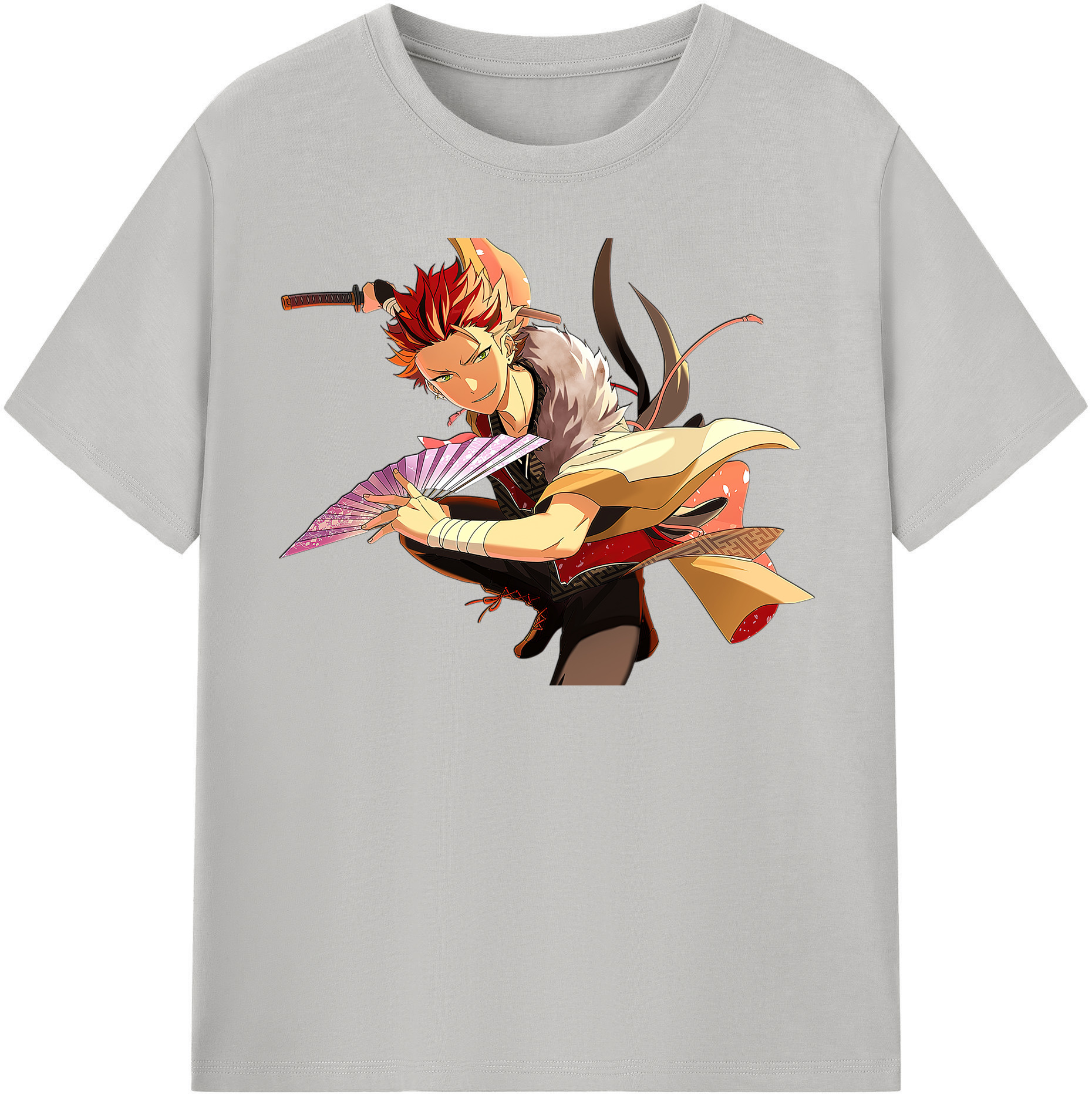 （画像用） あんさんぶるスターズ! Ensemble Stars レディースカジュアルプリントTシャツ（綿100％）