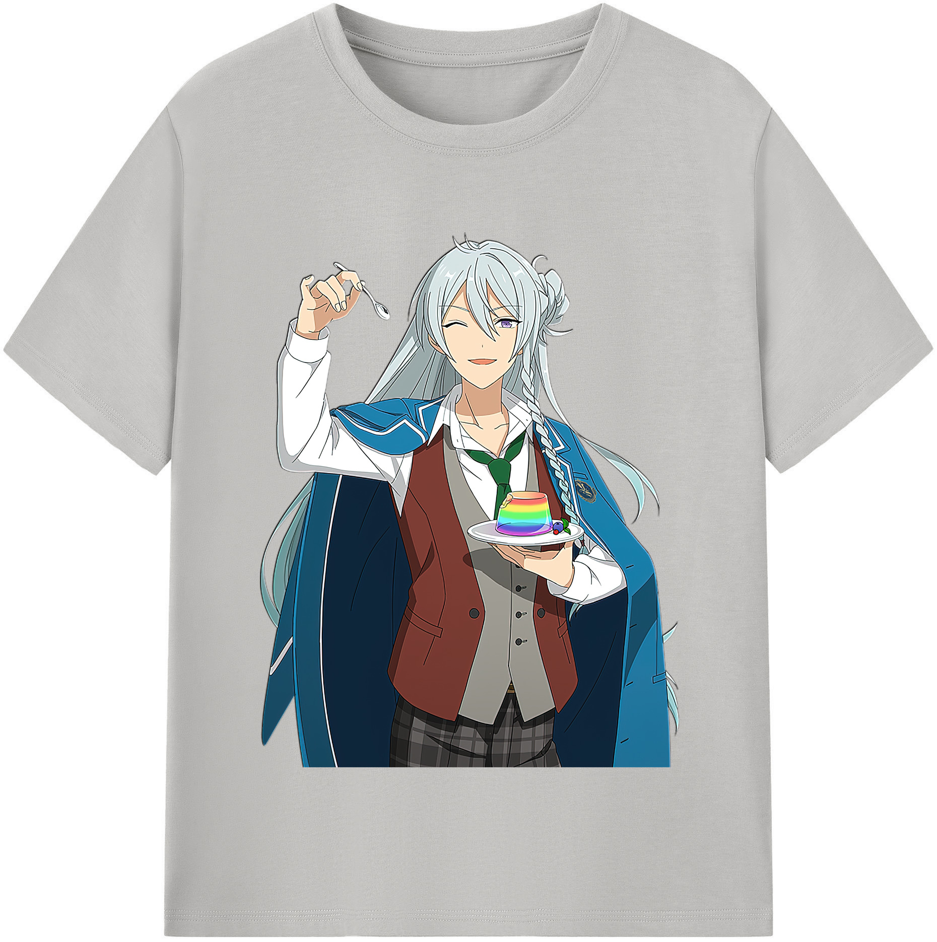 （画像用） あんさんぶるスターズ! Ensemble Stars レディースカジュアルプリントTシャツ（綿100％）