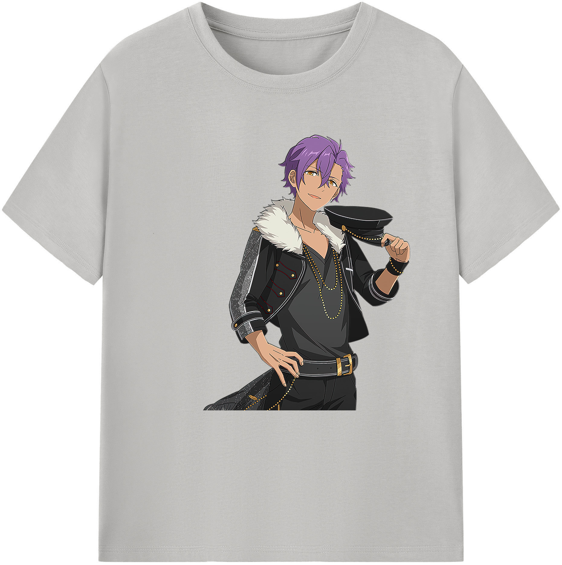 （画像用） あんさんぶるスターズ! Ensemble Stars レディースカジュアルプリントTシャツ（綿100％）