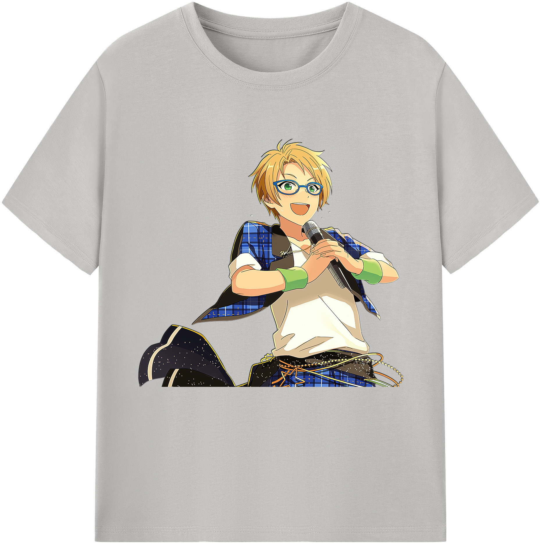 （画像用） あんさんぶるスターズ! Ensemble Stars レディースカジュアルプリントTシャツ（綿100％）