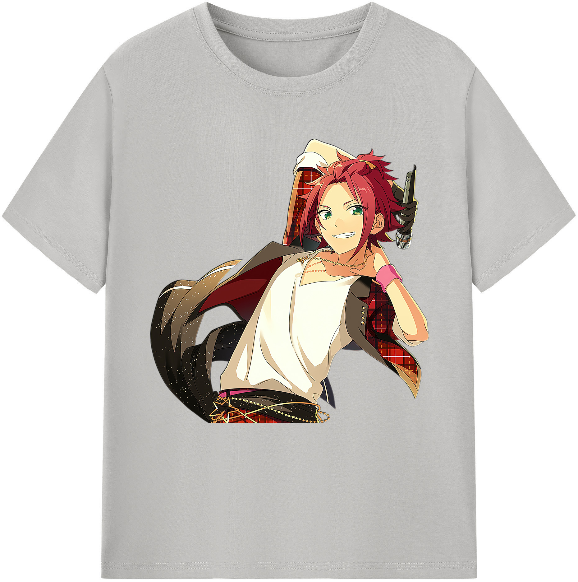 （画像用） あんさんぶるスターズ! Ensemble Stars レディースカジュアルプリントTシャツ（綿100％）