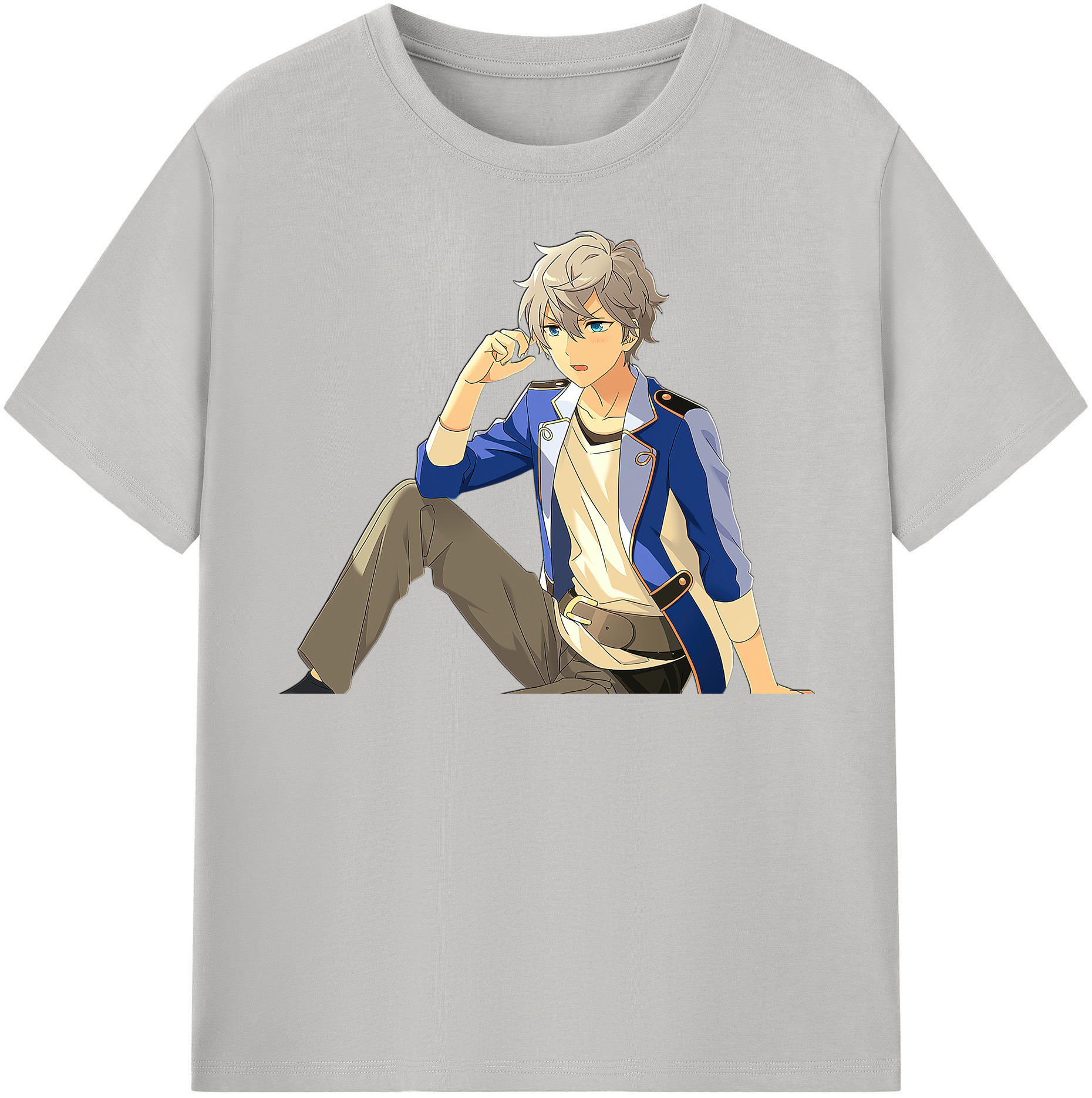 （画像用） あんさんぶるスターズ! Ensemble Stars レディースカジュアルプリントTシャツ（綿100％）