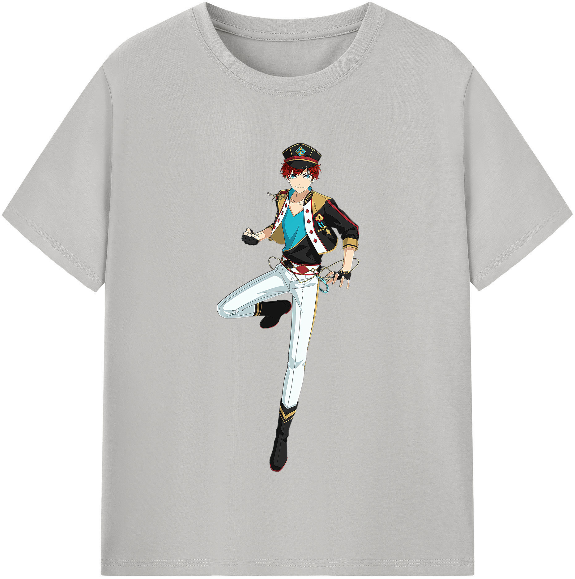 （画像用） あんさんぶるスターズ! Ensemble Stars レディースカジュアルプリントTシャツ（綿100％）