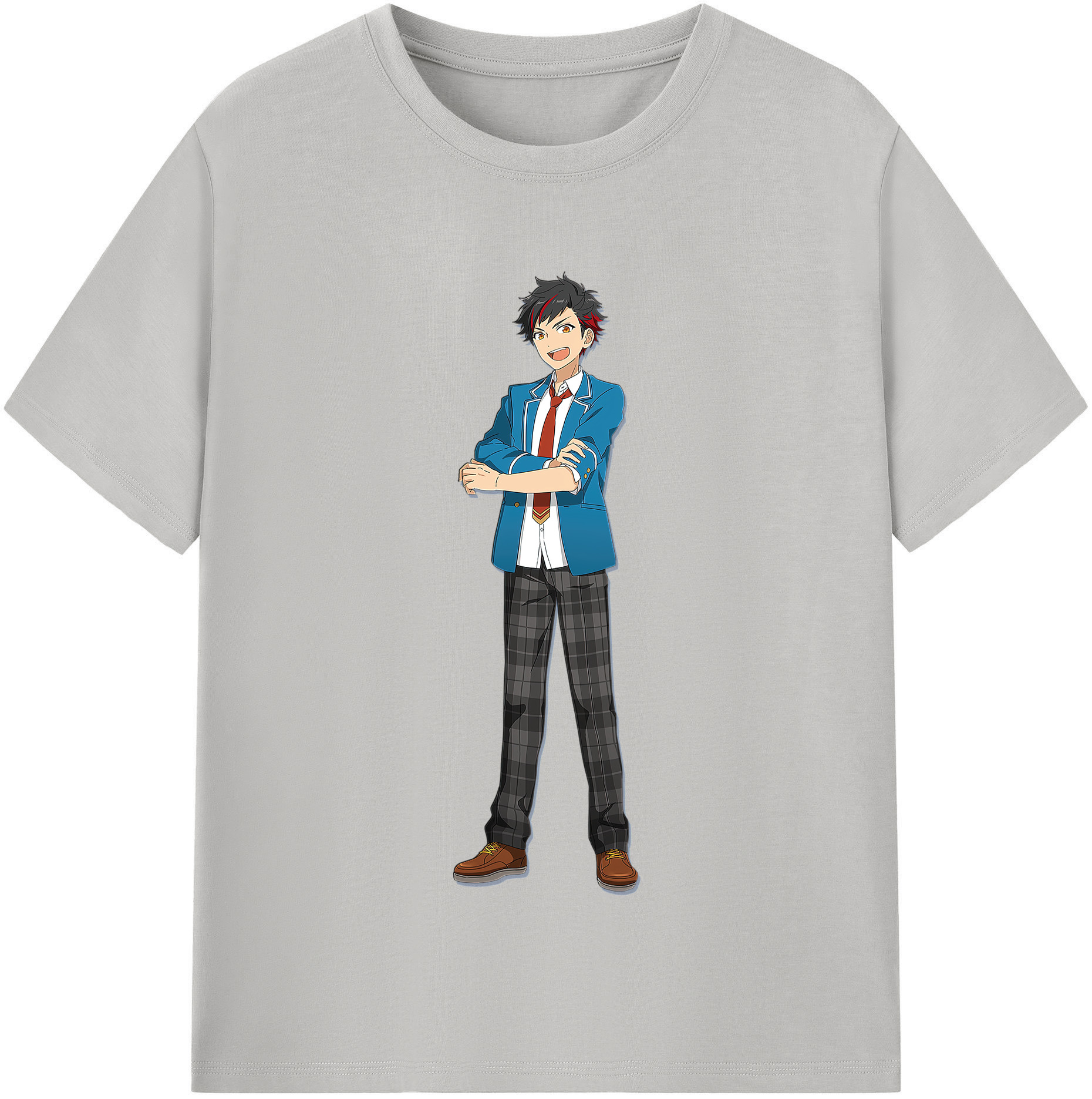 （画像用） あんさんぶるスターズ! Ensemble Stars レディースカジュアルプリントTシャツ（綿100％）