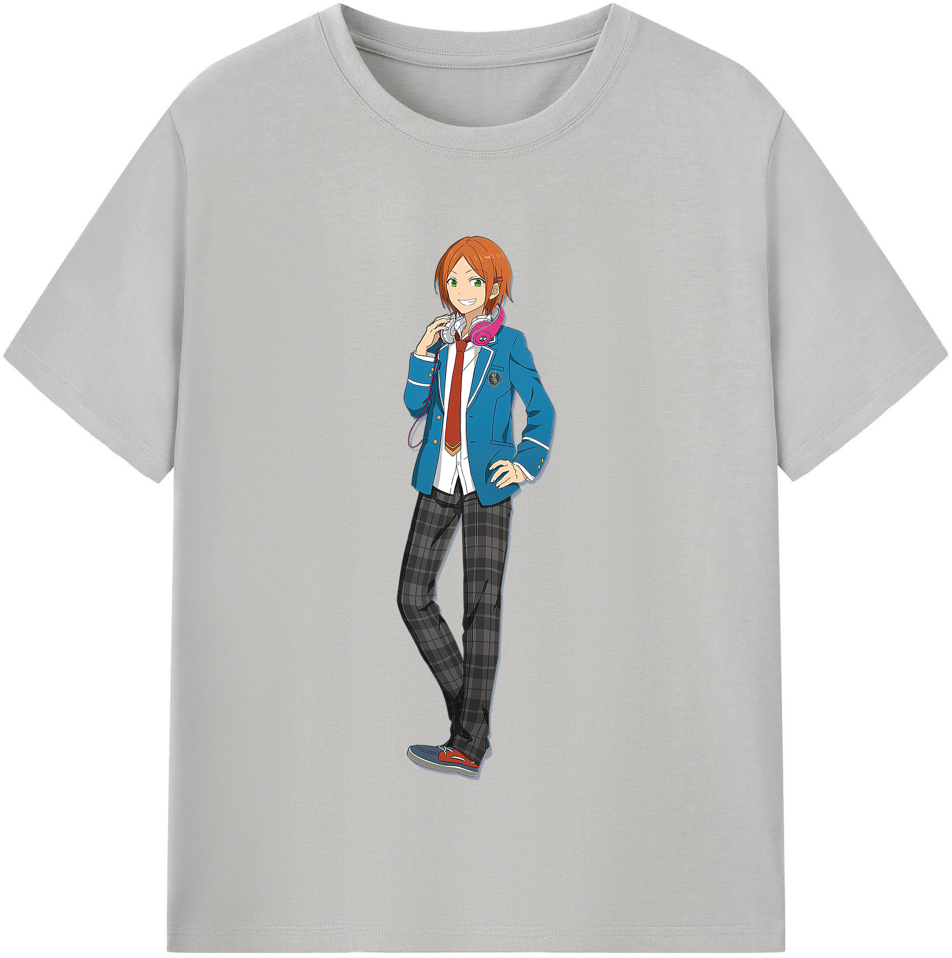 （画像用） あんさんぶるスターズ! Ensemble Stars レディースカジュアルプリントTシャツ（綿100％）