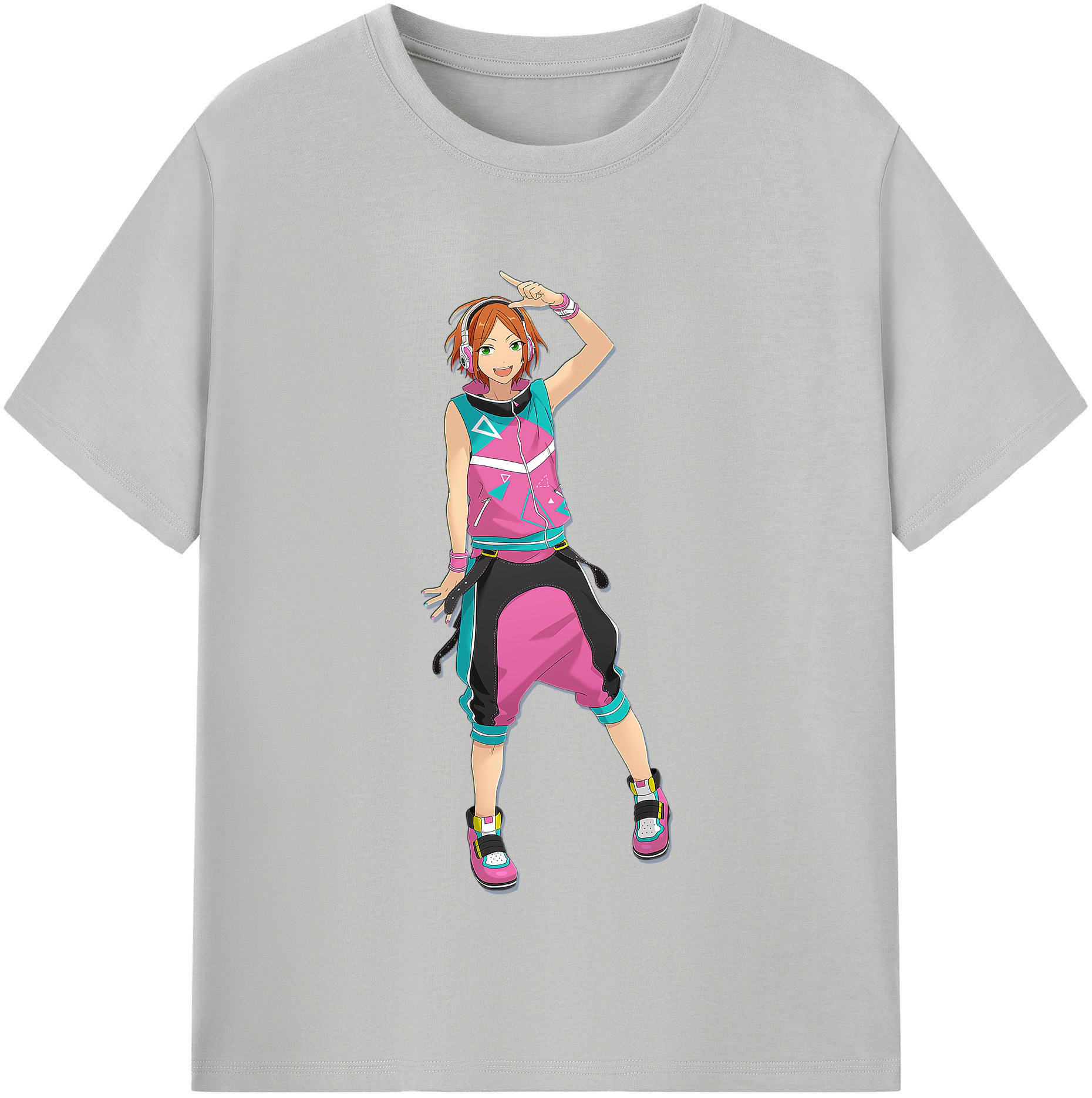 （画像用） あんさんぶるスターズ! Ensemble Stars レディースカジュアルプリントTシャツ（綿100％）