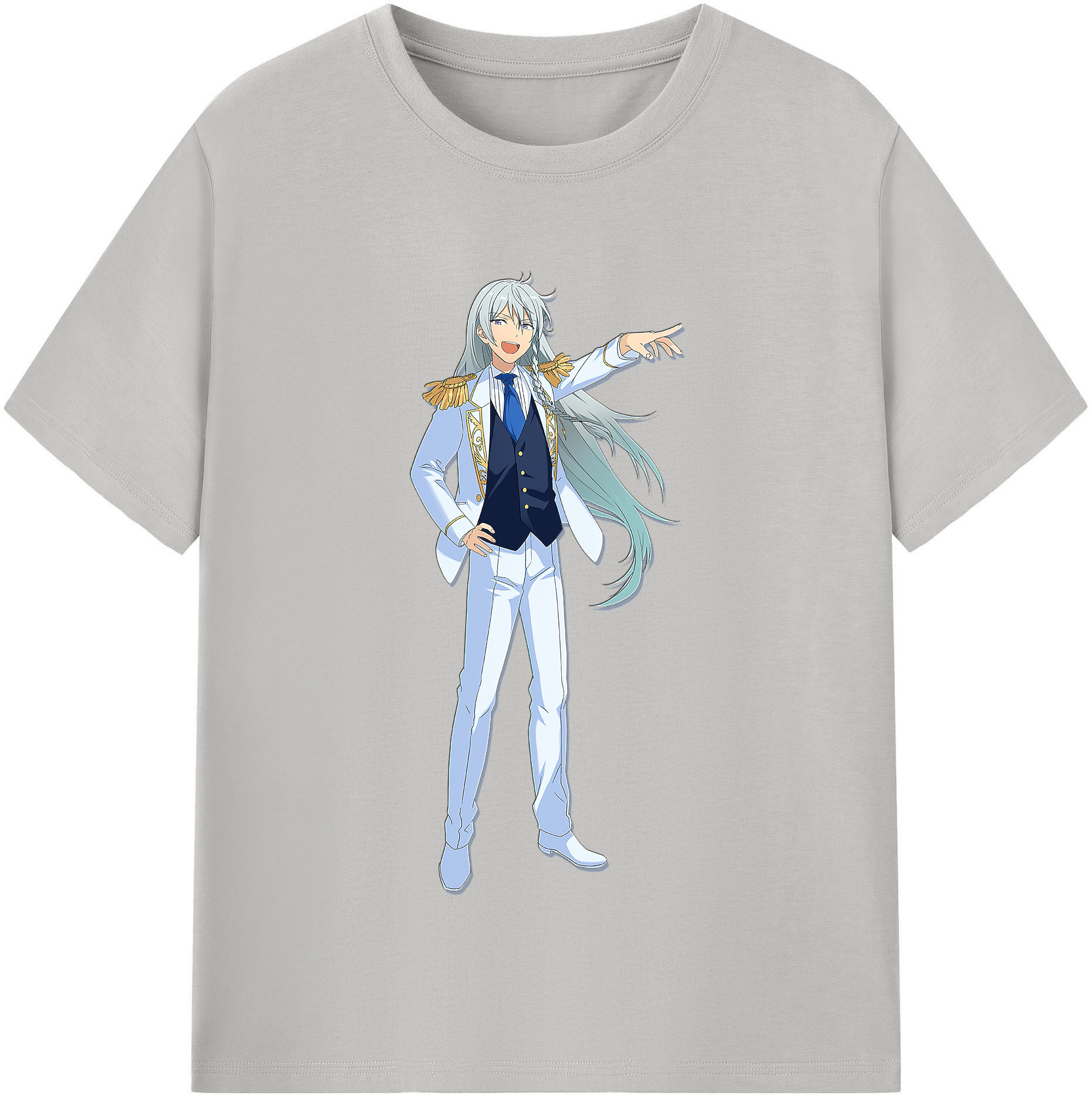 （画像用） あんさんぶるスターズ! Ensemble Stars レディースカジュアルプリントTシャツ（綿100％）