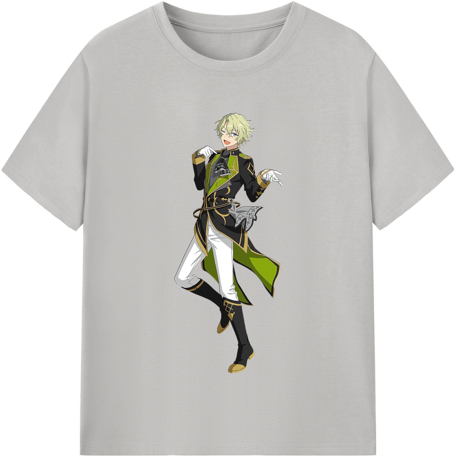 （画像用） あんさんぶるスターズ! Ensemble Stars レディースカジュアルプリントTシャツ（綿100％）
