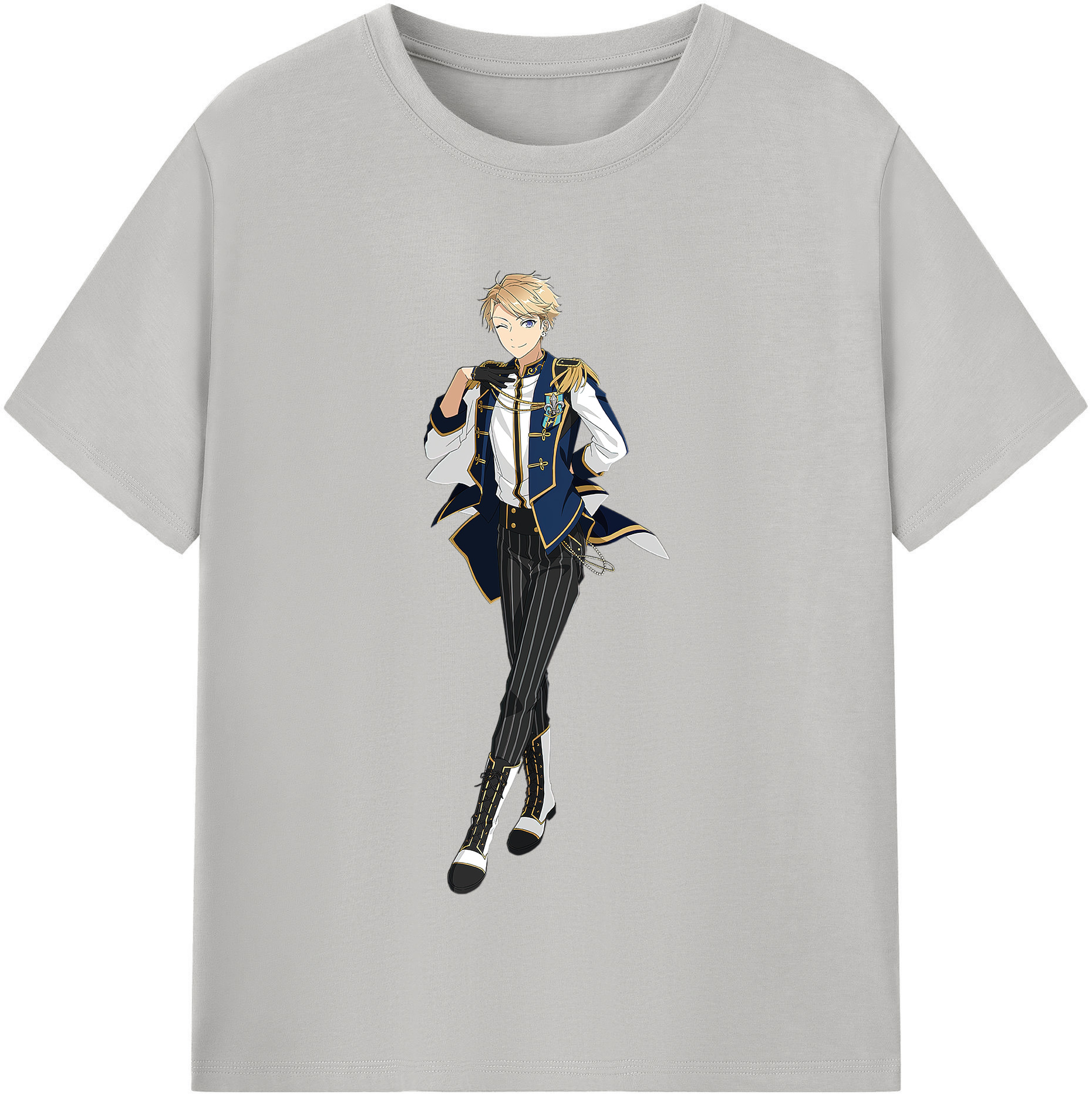 （画像用） あんさんぶるスターズ! Ensemble Stars レディースカジュアルプリントTシャツ（綿100％）
