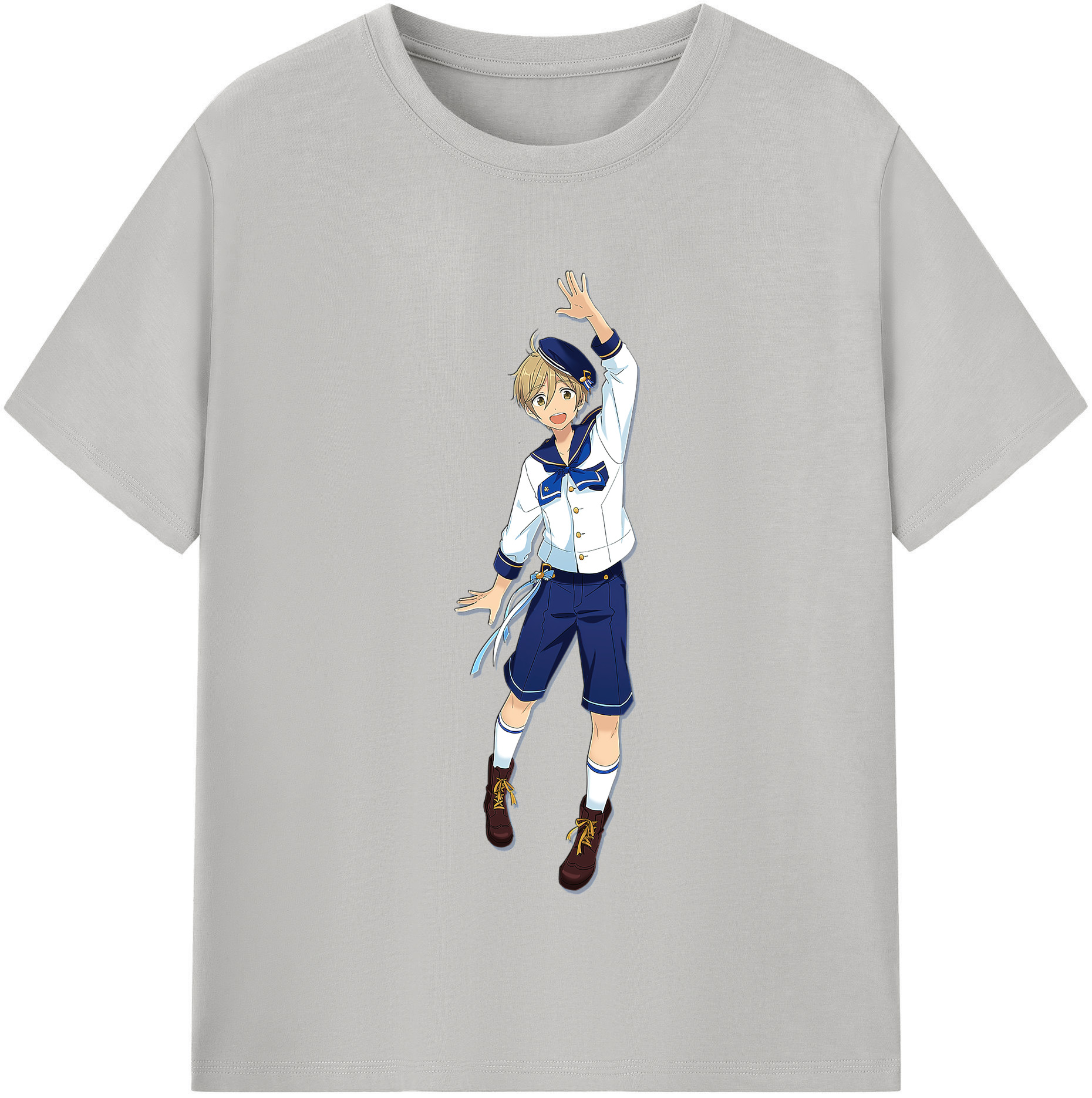 （画像用） あんさんぶるスターズ! Ensemble Stars レディースカジュアルプリントTシャツ（綿100％）