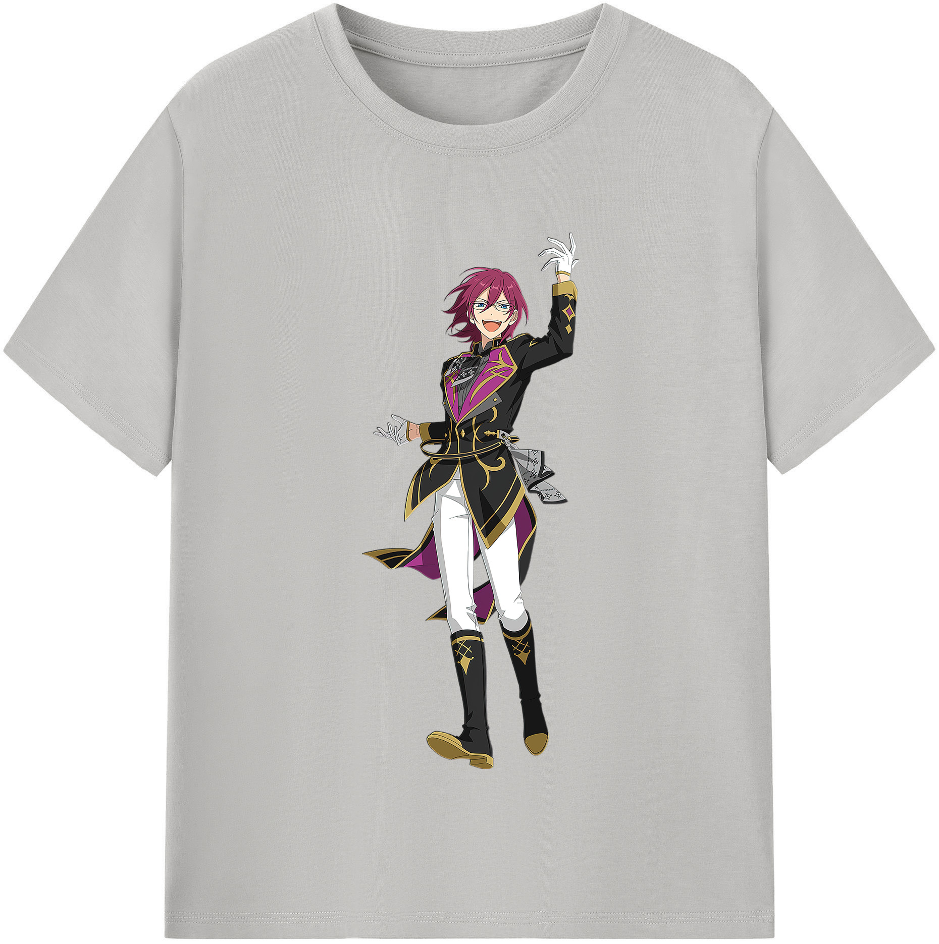 （画像用） あんさんぶるスターズ! Ensemble Stars レディースカジュアルプリントTシャツ（綿100％）