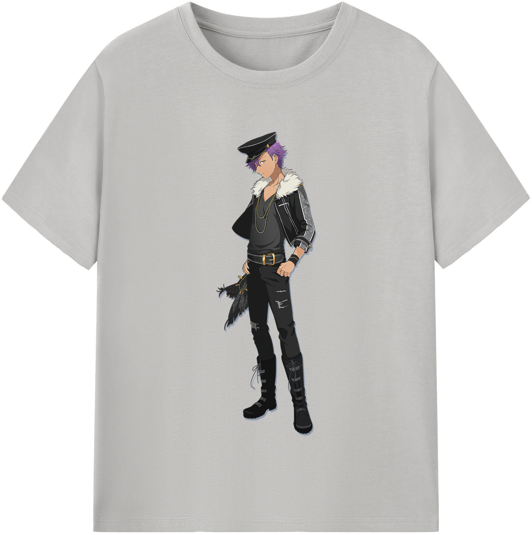 （画像用） あんさんぶるスターズ! Ensemble Stars レディースカジュアルプリントTシャツ（綿100％）
