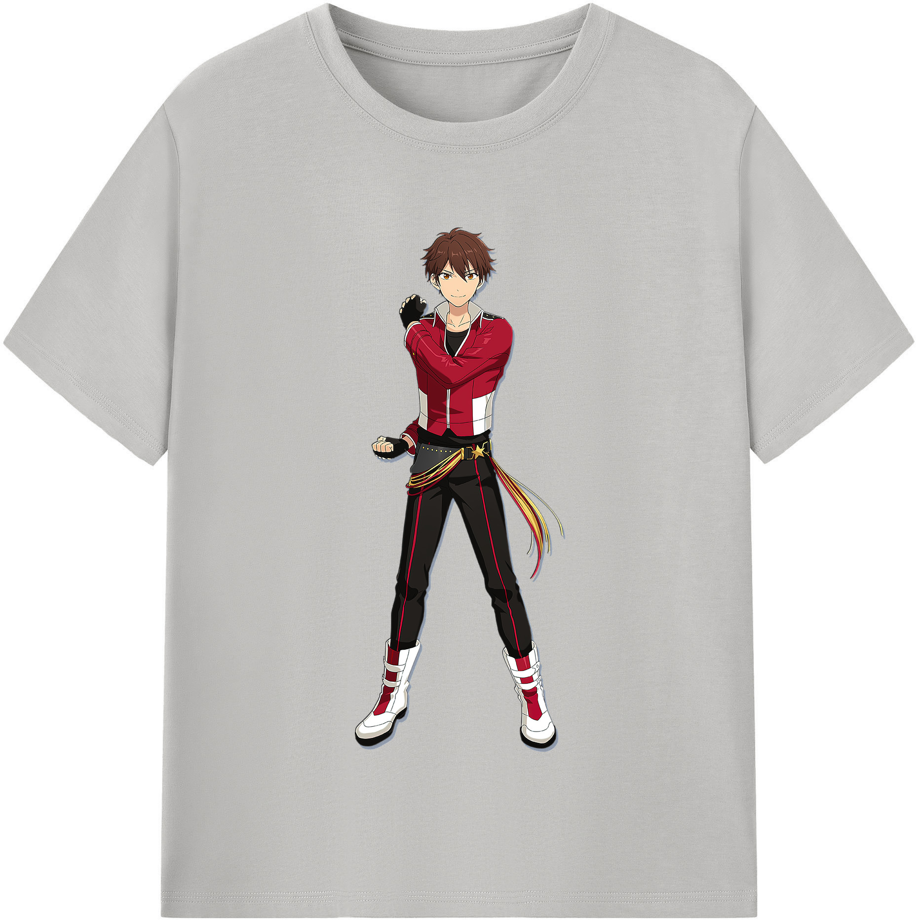 （画像用） あんさんぶるスターズ! Ensemble Stars レディースカジュアルプリントTシャツ（綿100％）