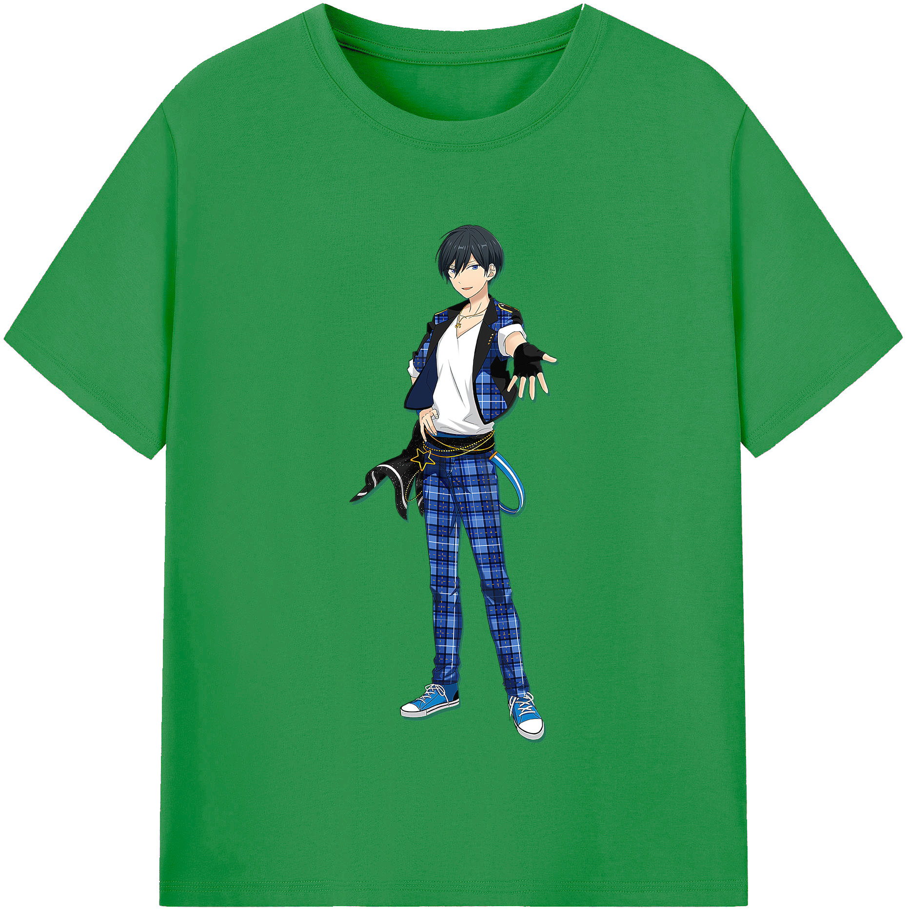 （画像用） あんさんぶるスターズ! Ensemble Stars レディースカジュアルプリントTシャツ（綿100％）
