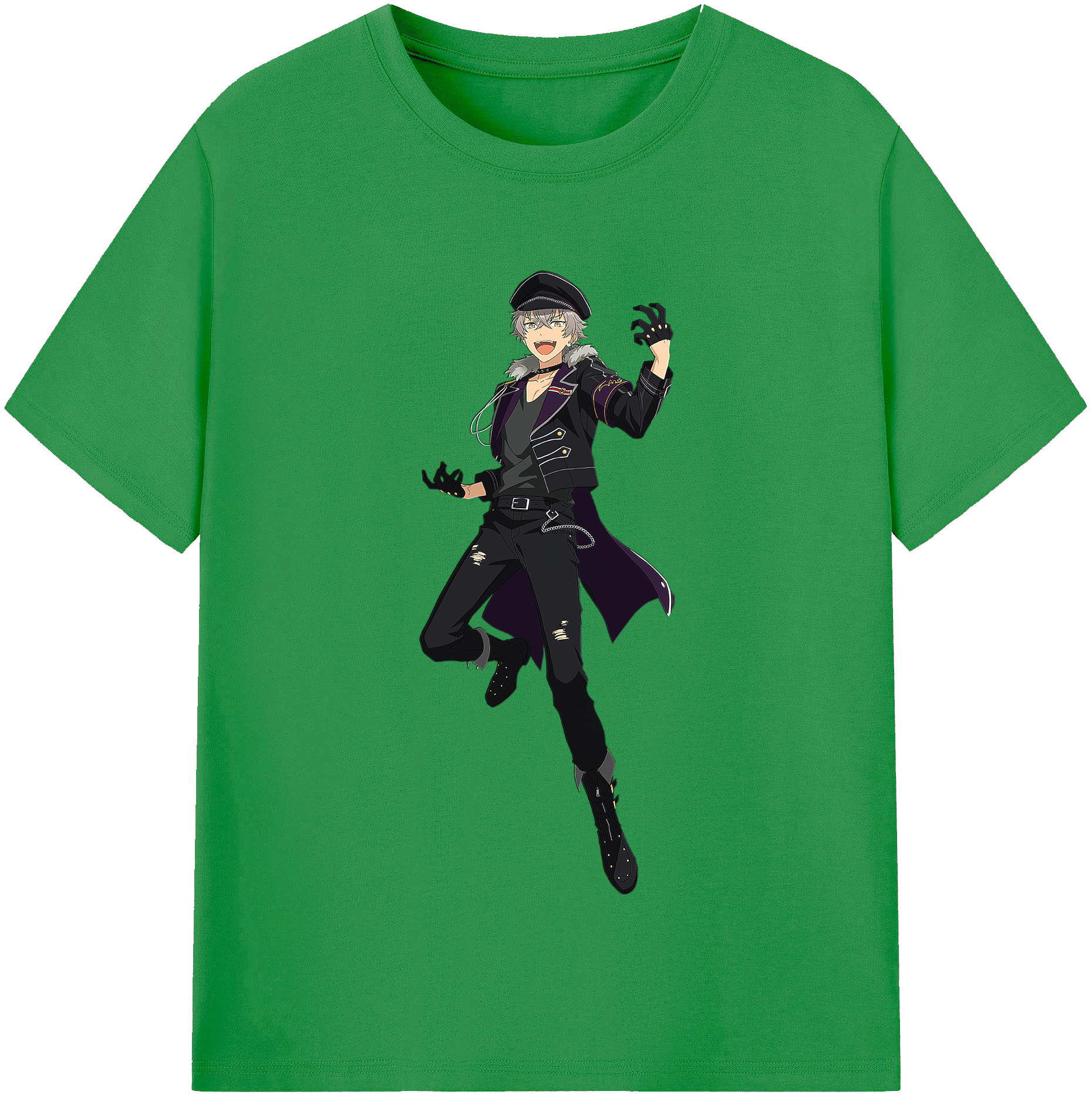 （画像用） あんさんぶるスターズ! Ensemble Stars レディースカジュアルプリントTシャツ（綿100％）