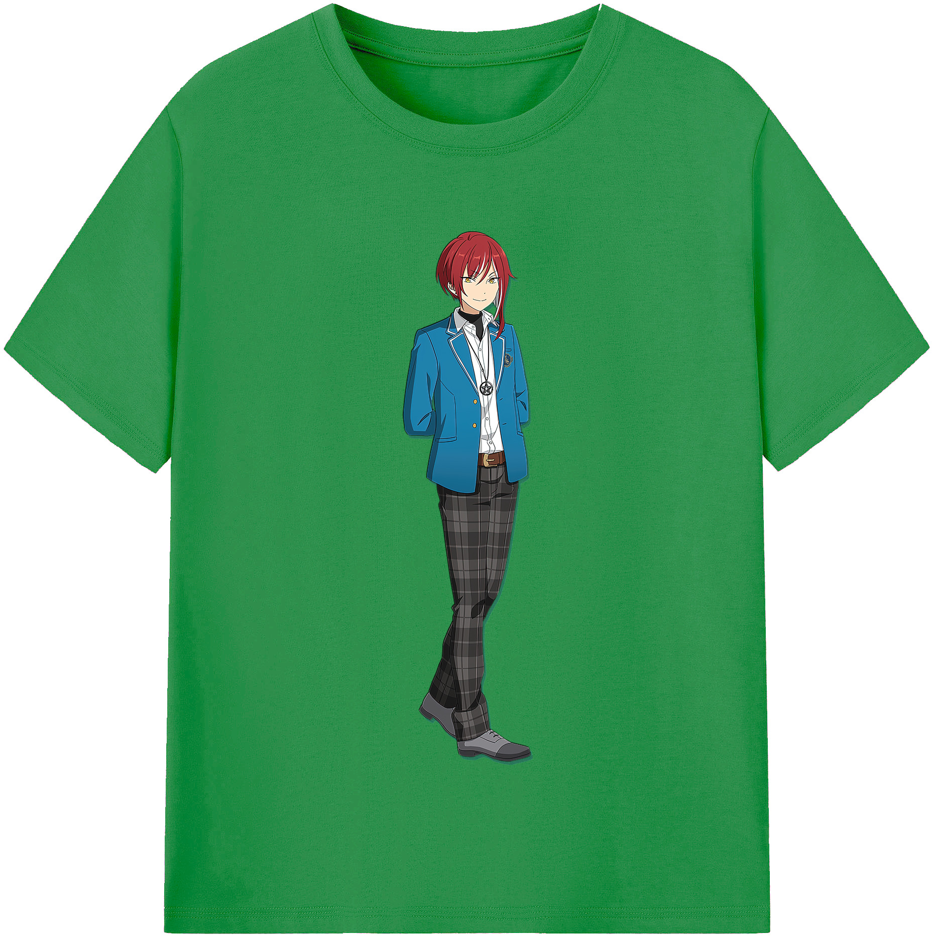 （画像用） あんさんぶるスターズ! Ensemble Stars レディースカジュアルプリントTシャツ（綿100％）