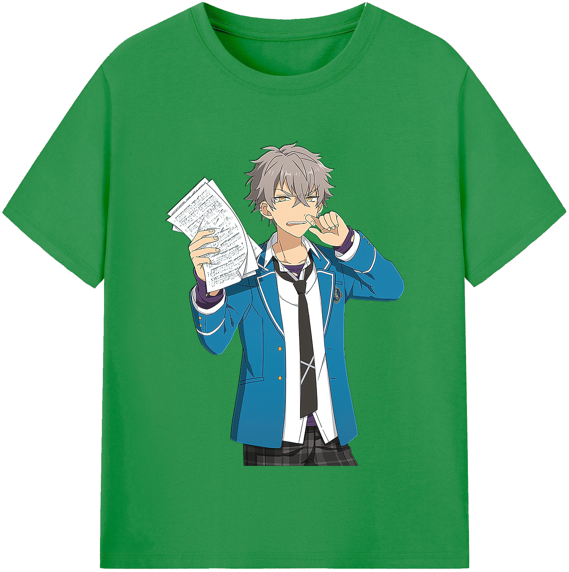 （画像用） あんさんぶるスターズ! Ensemble Stars レディースカジュアルプリントTシャツ（綿100％）