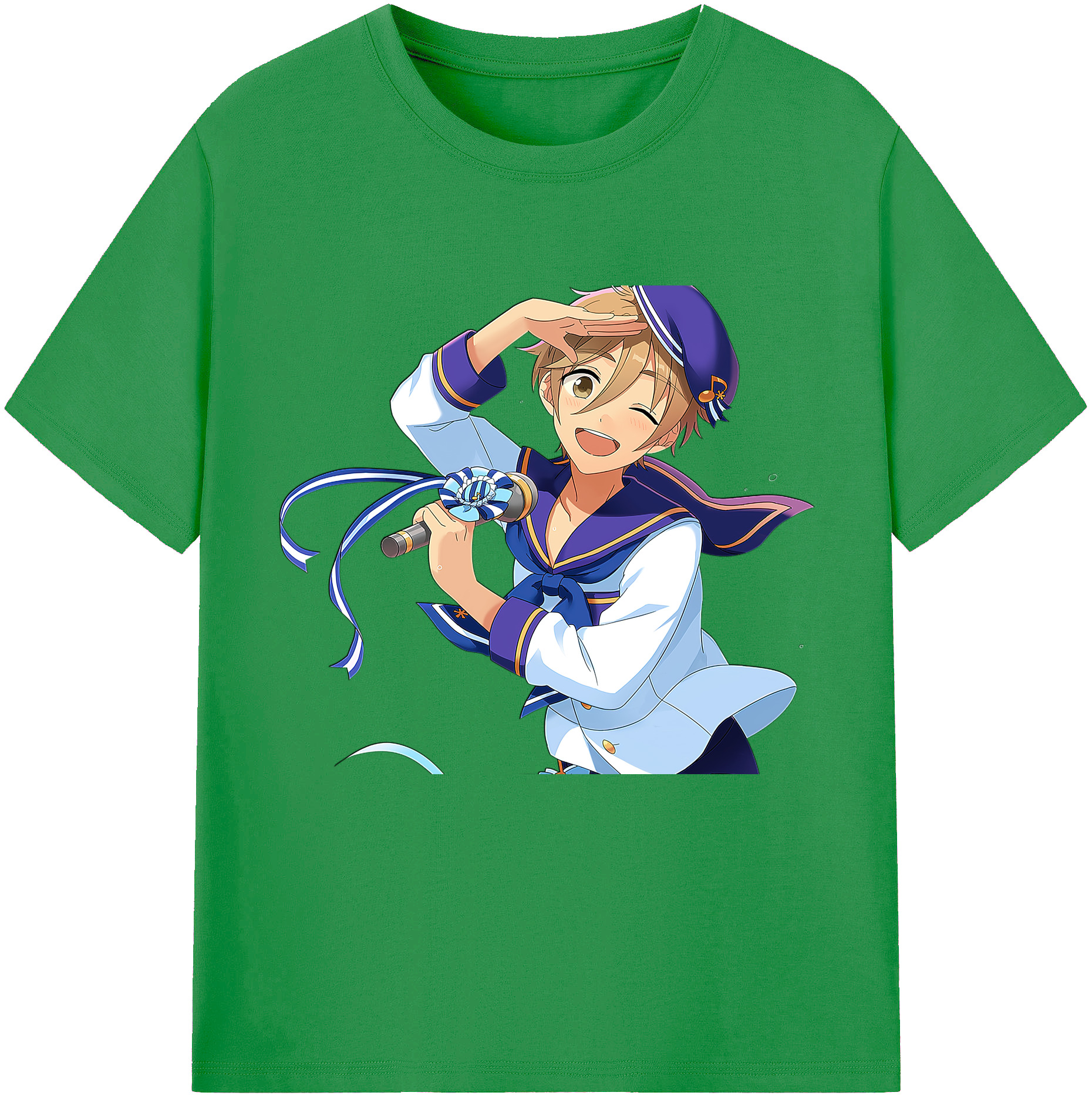 （画像用） あんさんぶるスターズ! Ensemble Stars レディースカジュアルプリントTシャツ（綿100％）