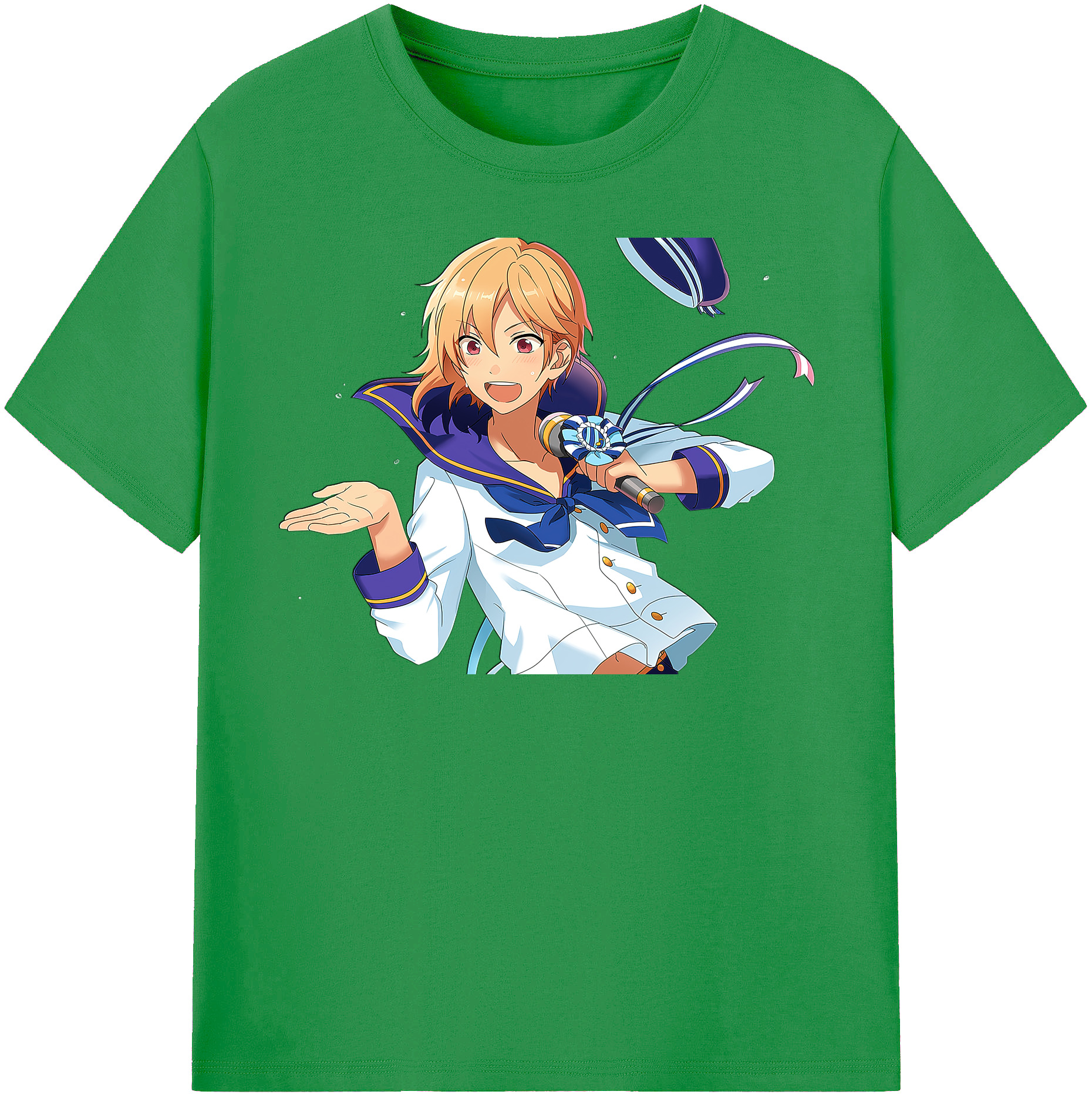 （画像用） あんさんぶるスターズ! Ensemble Stars レディースカジュアルプリントTシャツ（綿100％）