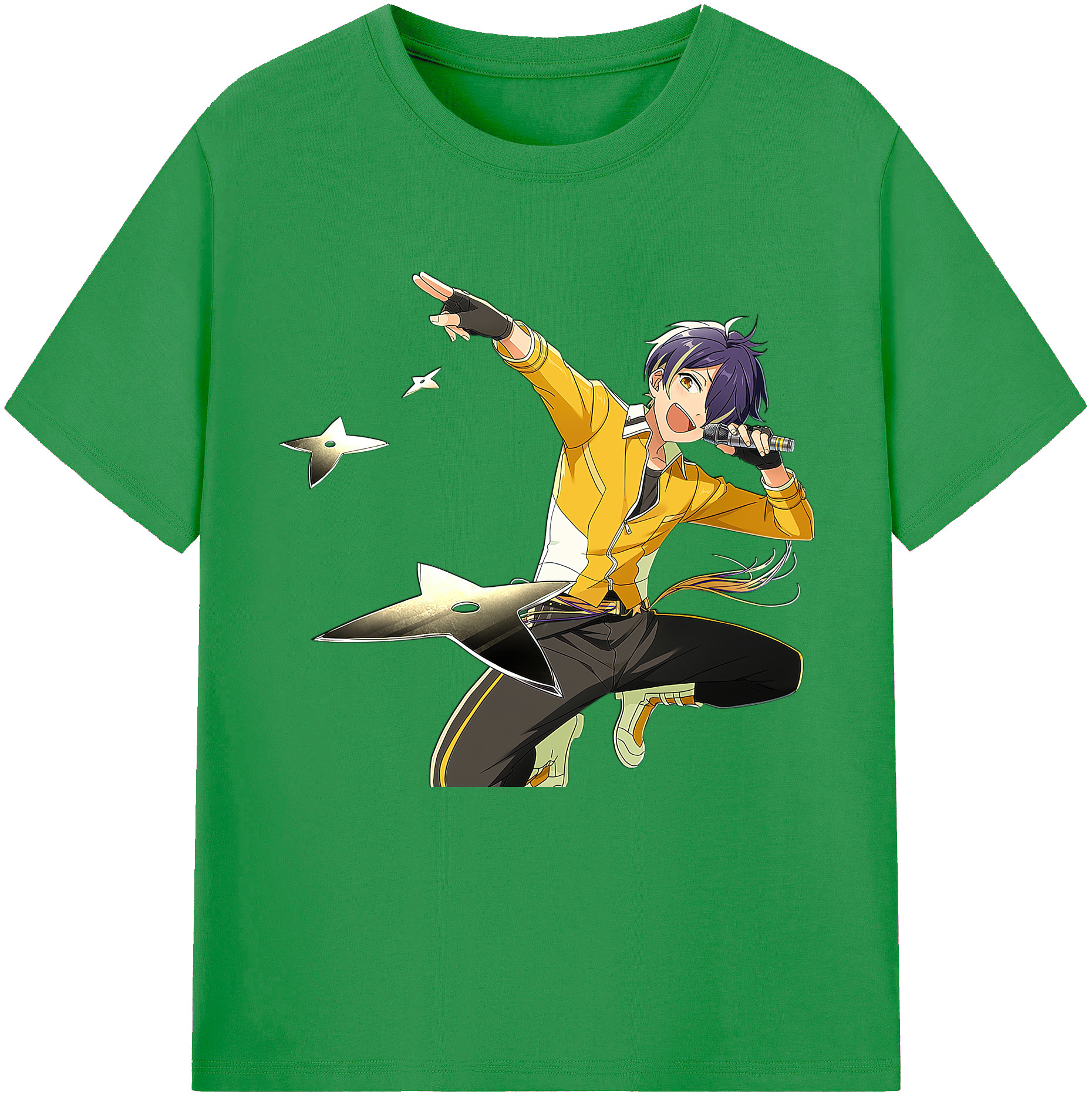 （画像用） あんさんぶるスターズ! Ensemble Stars レディースカジュアルプリントTシャツ（綿100％）