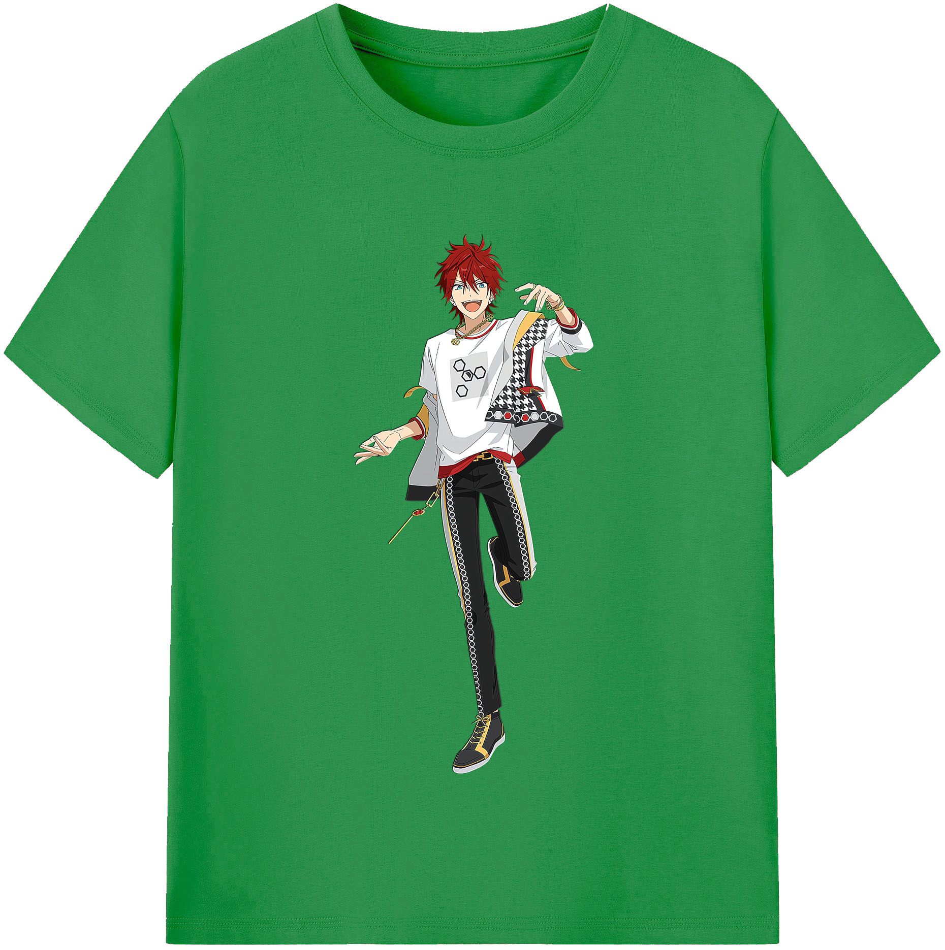 （画像用） あんさんぶるスターズ! Ensemble Stars レディースカジュアルプリントTシャツ（綿100％）