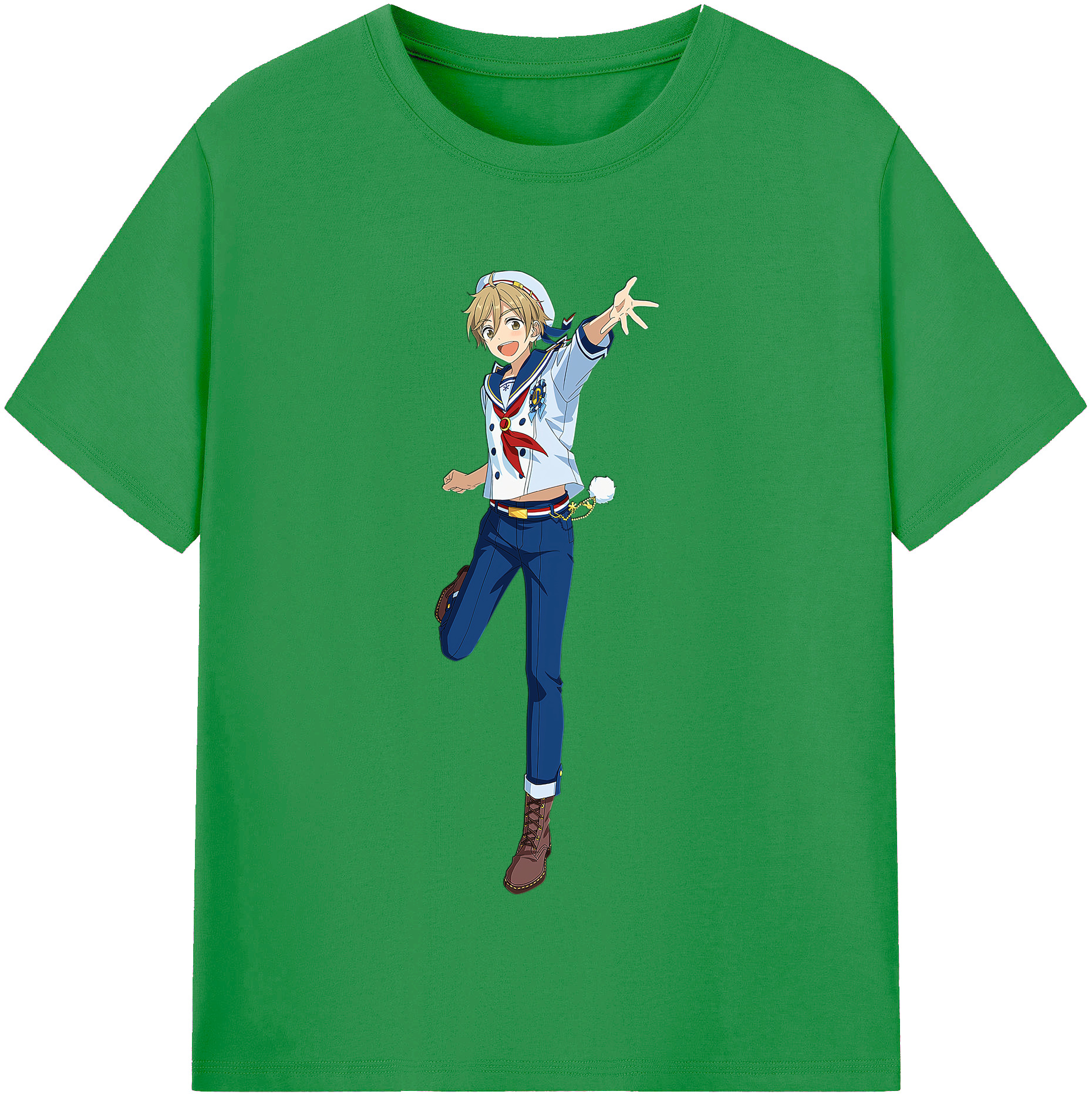 （画像用） あんさんぶるスターズ! Ensemble Stars レディースカジュアルプリントTシャツ（綿100％）
