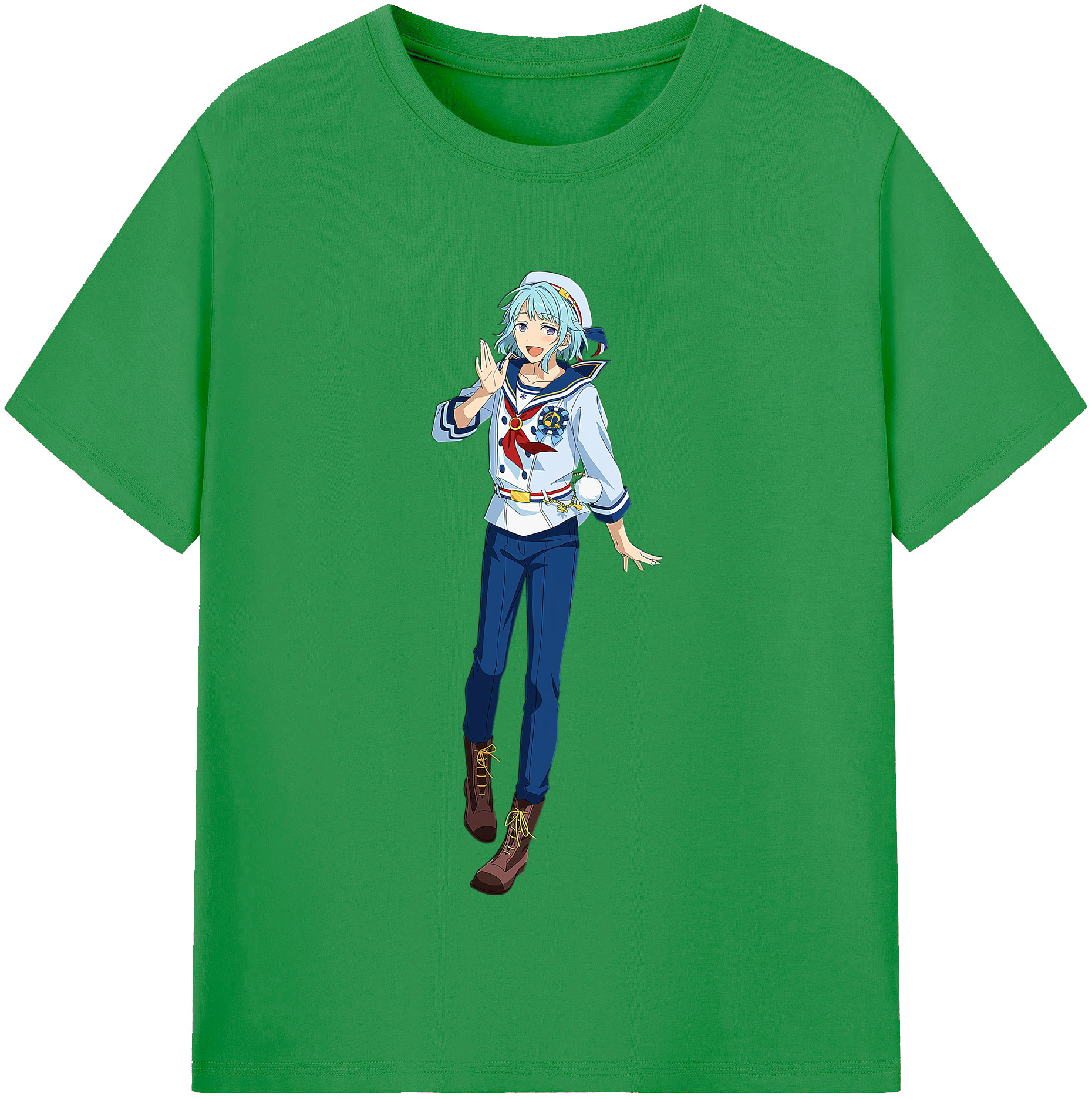 （画像用） あんさんぶるスターズ! Ensemble Stars レディースカジュアルプリントTシャツ（綿100％）