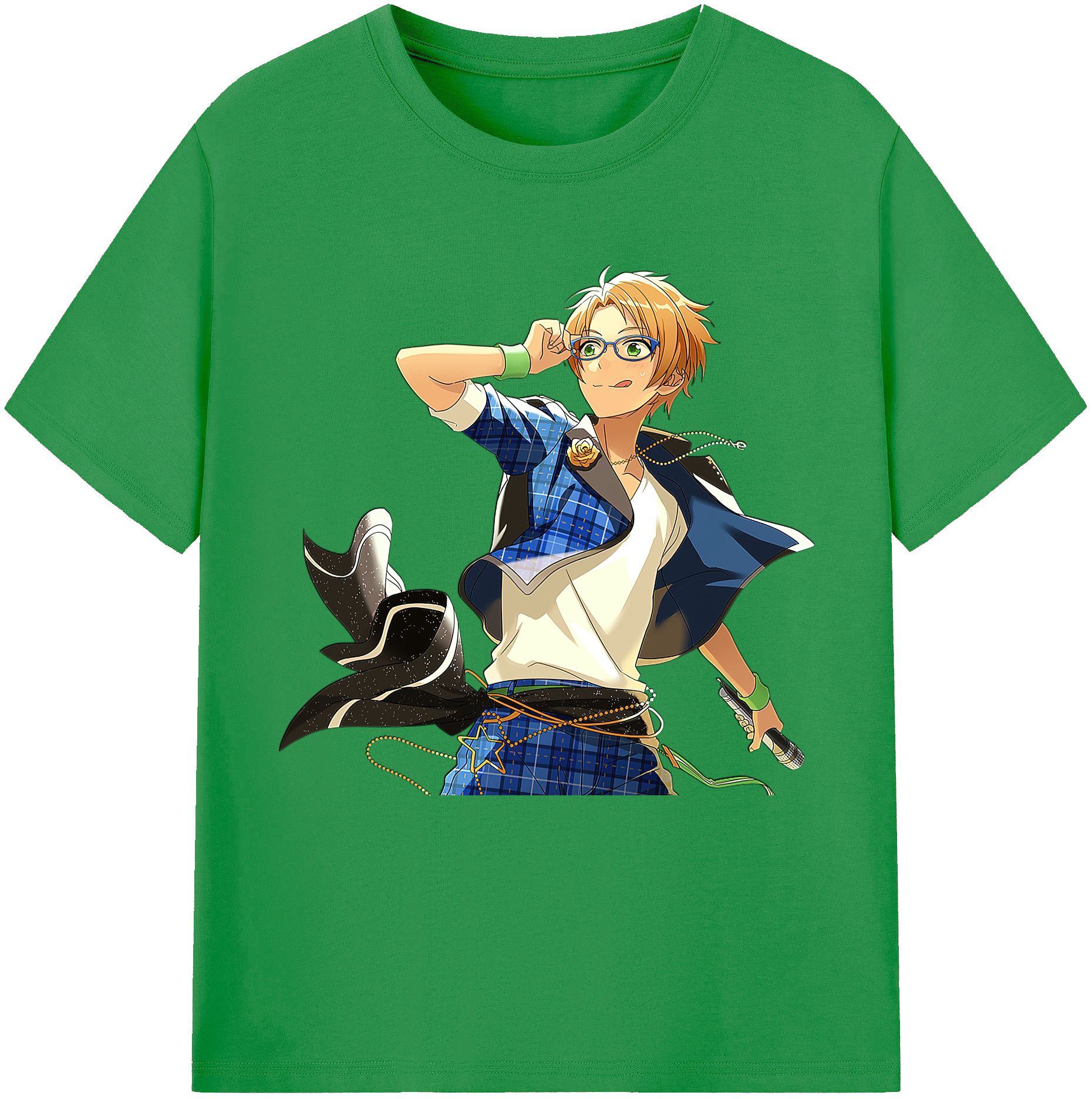 （画像用） あんさんぶるスターズ! Ensemble Stars レディースカジュアルプリントTシャツ（綿100％）