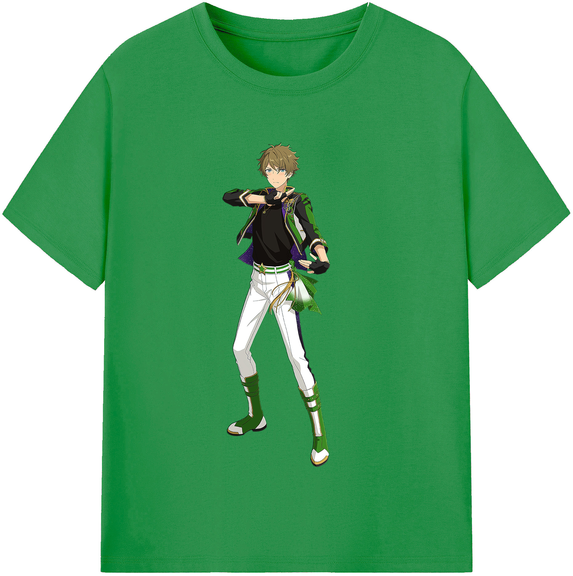 （画像用） あんさんぶるスターズ! Ensemble Stars レディースカジュアルプリントTシャツ（綿100％）