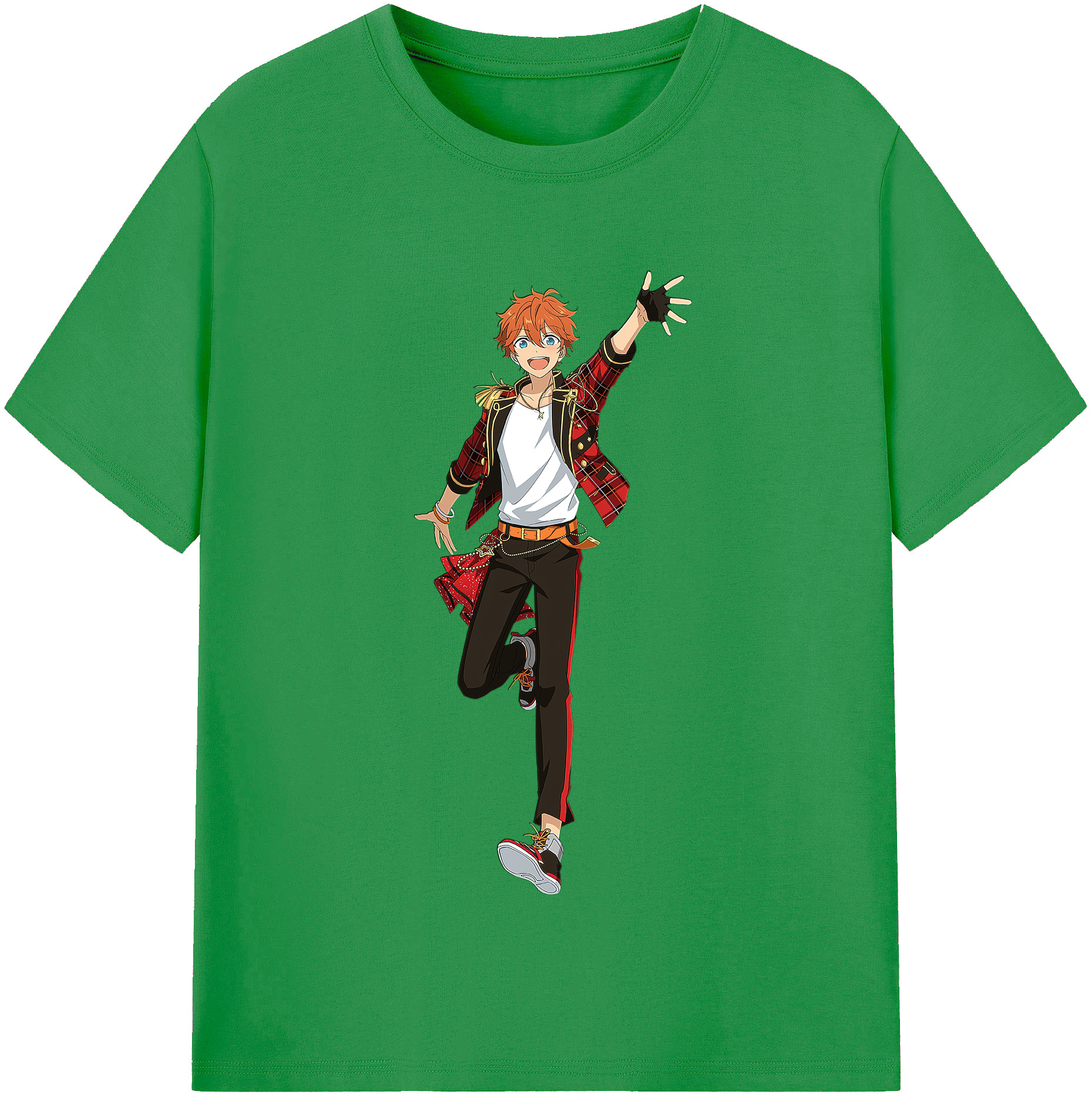 （画像用） あんさんぶるスターズ! Ensemble Stars レディースカジュアルプリントTシャツ（綿100％）