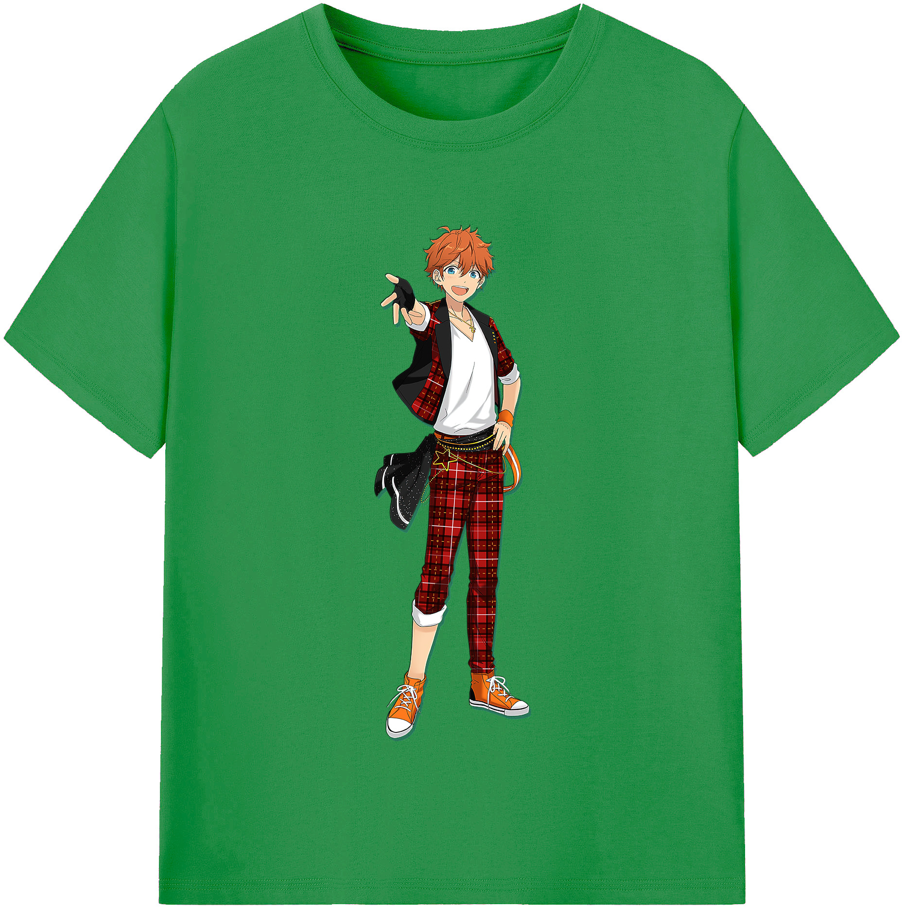 （画像用） あんさんぶるスターズ! Ensemble Stars レディースカジュアルプリントTシャツ（綿100％）