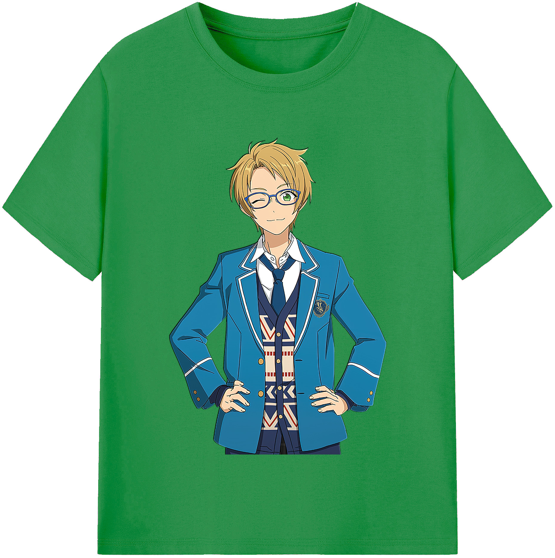 （画像用） あんさんぶるスターズ! Ensemble Stars レディースカジュアルプリントTシャツ（綿100％）