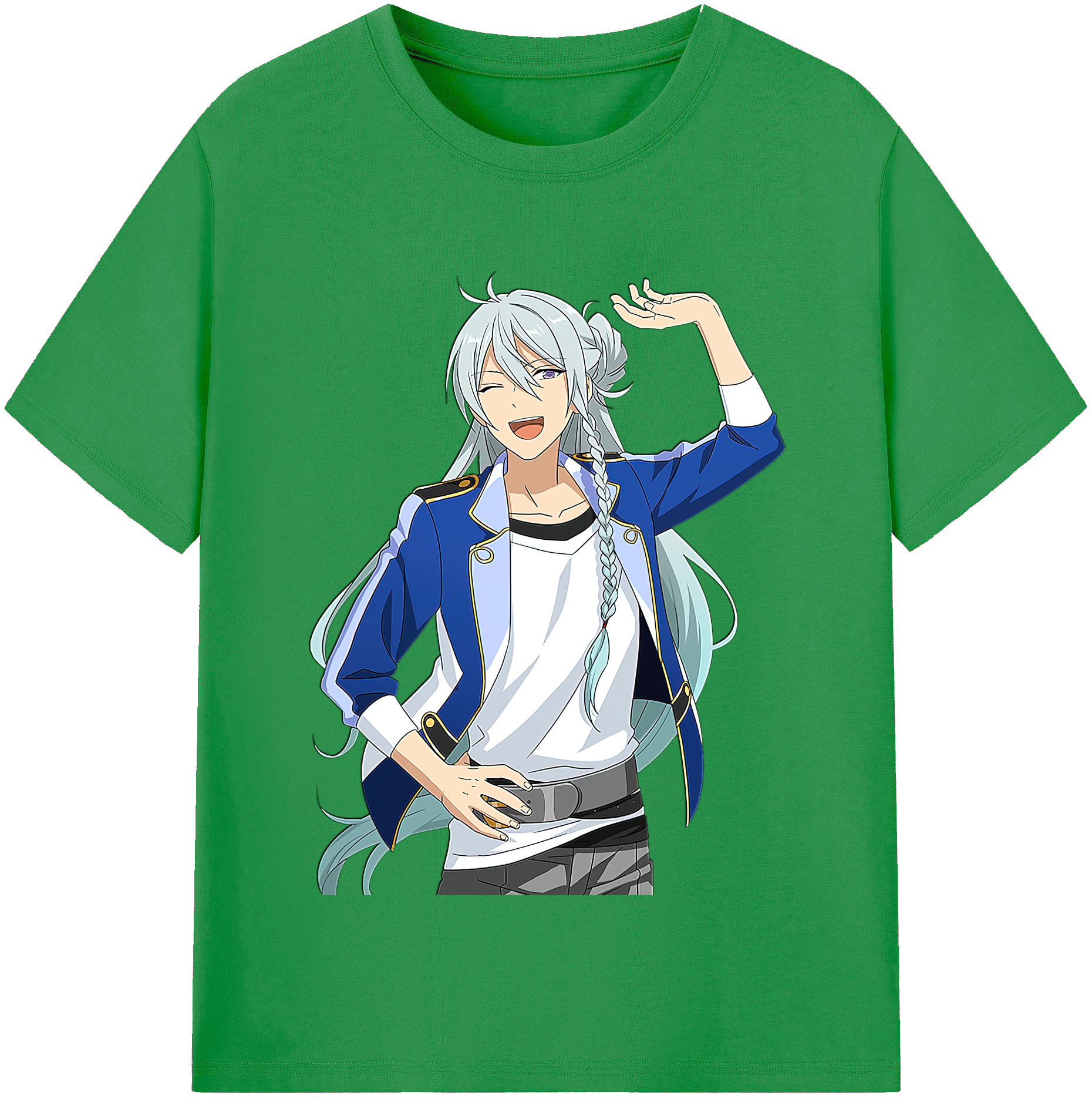 （画像用） あんさんぶるスターズ! Ensemble Stars レディースカジュアルプリントTシャツ（綿100％）