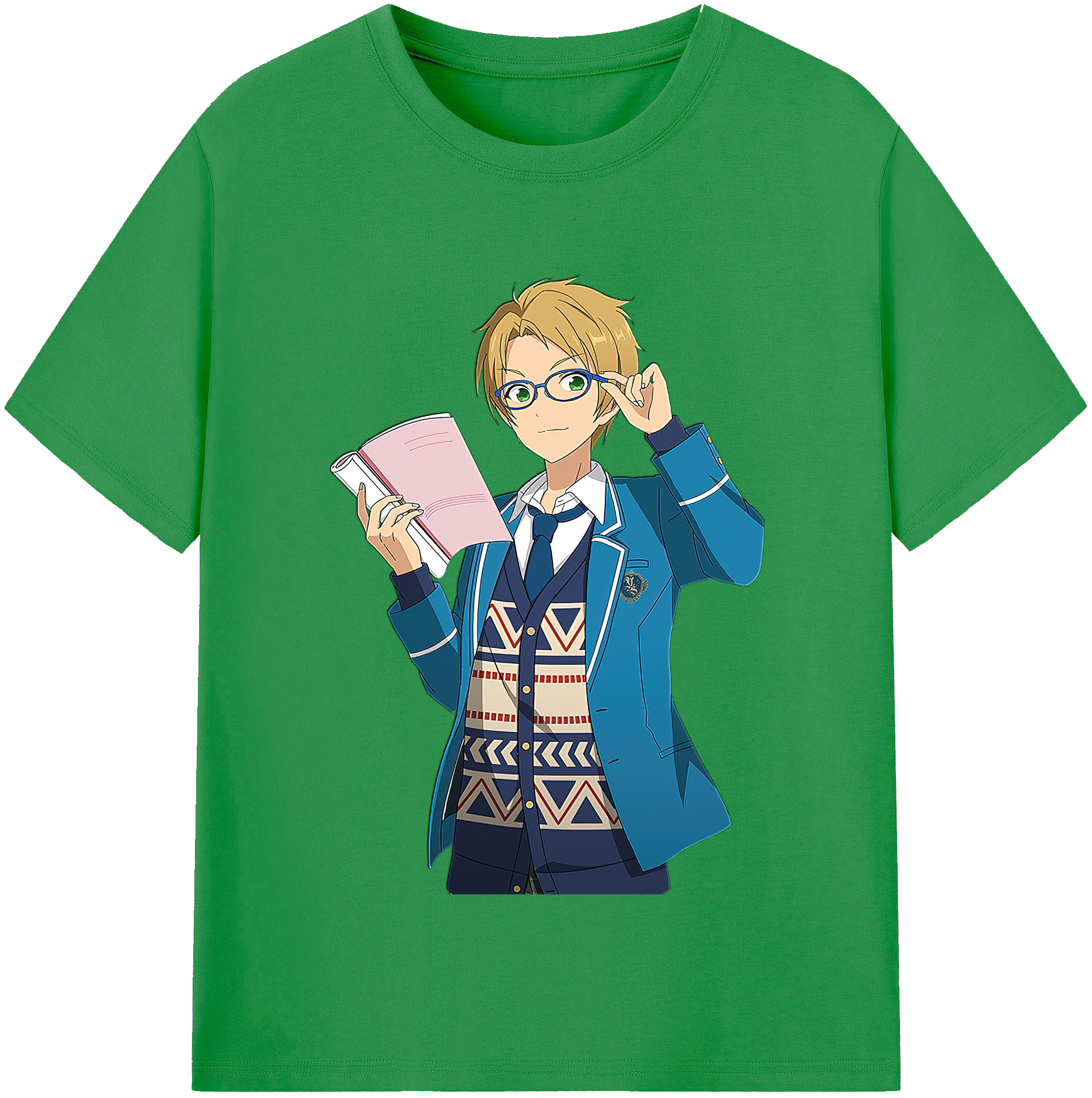 （画像用） あんさんぶるスターズ! Ensemble Stars レディースカジュアルプリントTシャツ（綿100％）