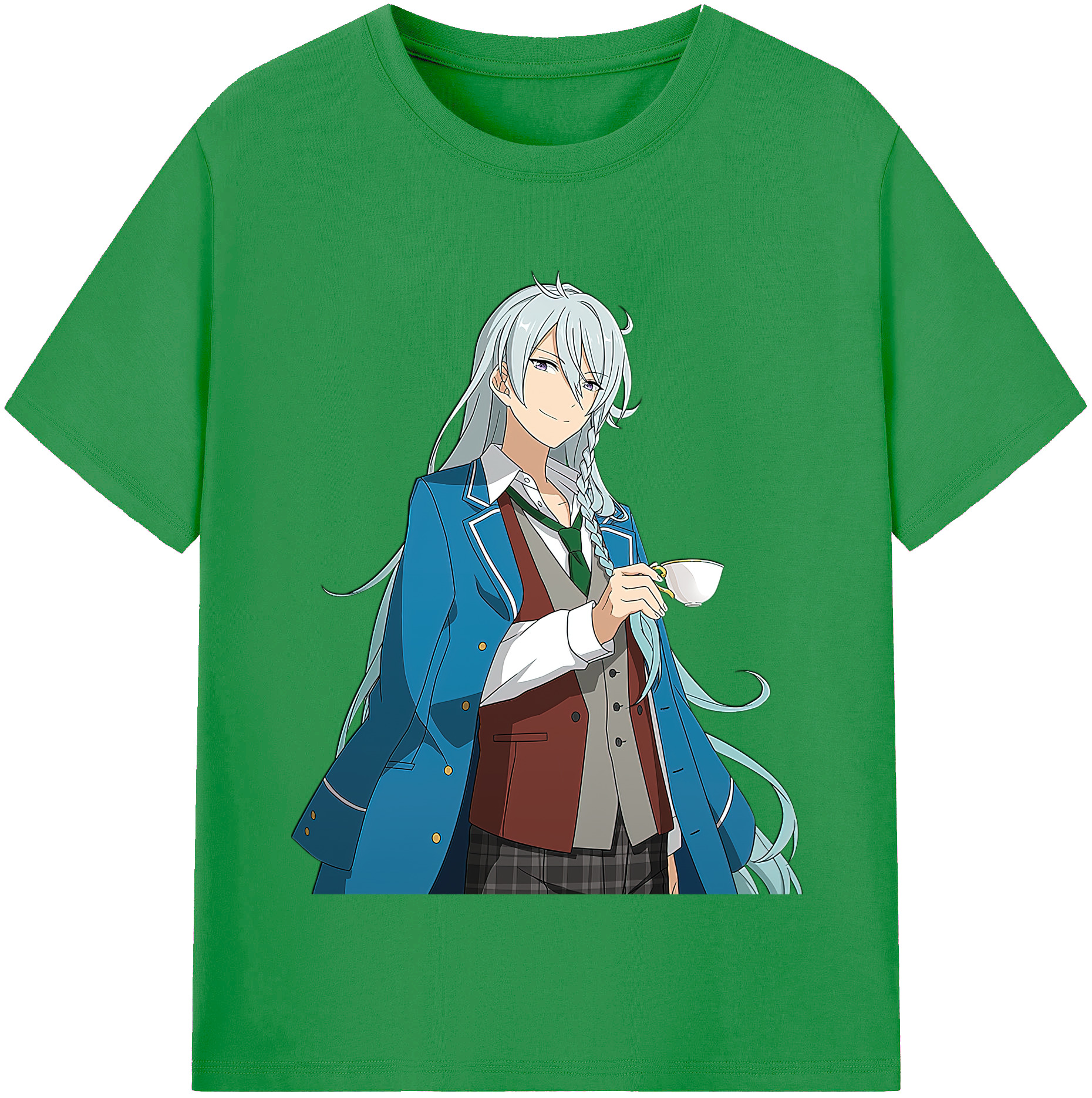 （画像用） あんさんぶるスターズ! Ensemble Stars レディースカジュアルプリントTシャツ（綿100％）