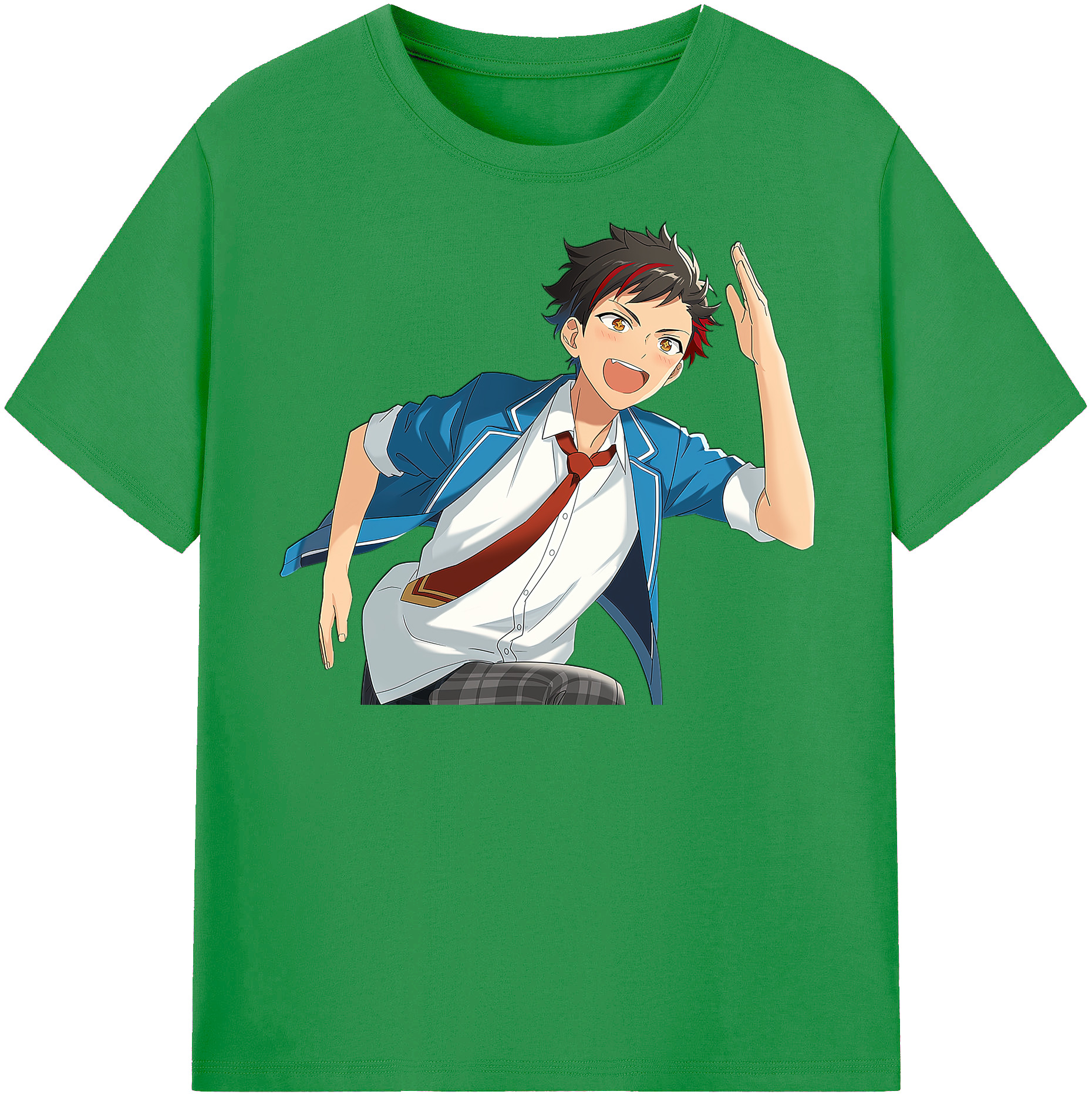 （画像用） あんさんぶるスターズ! Ensemble Stars レディースカジュアルプリントTシャツ（綿100％）