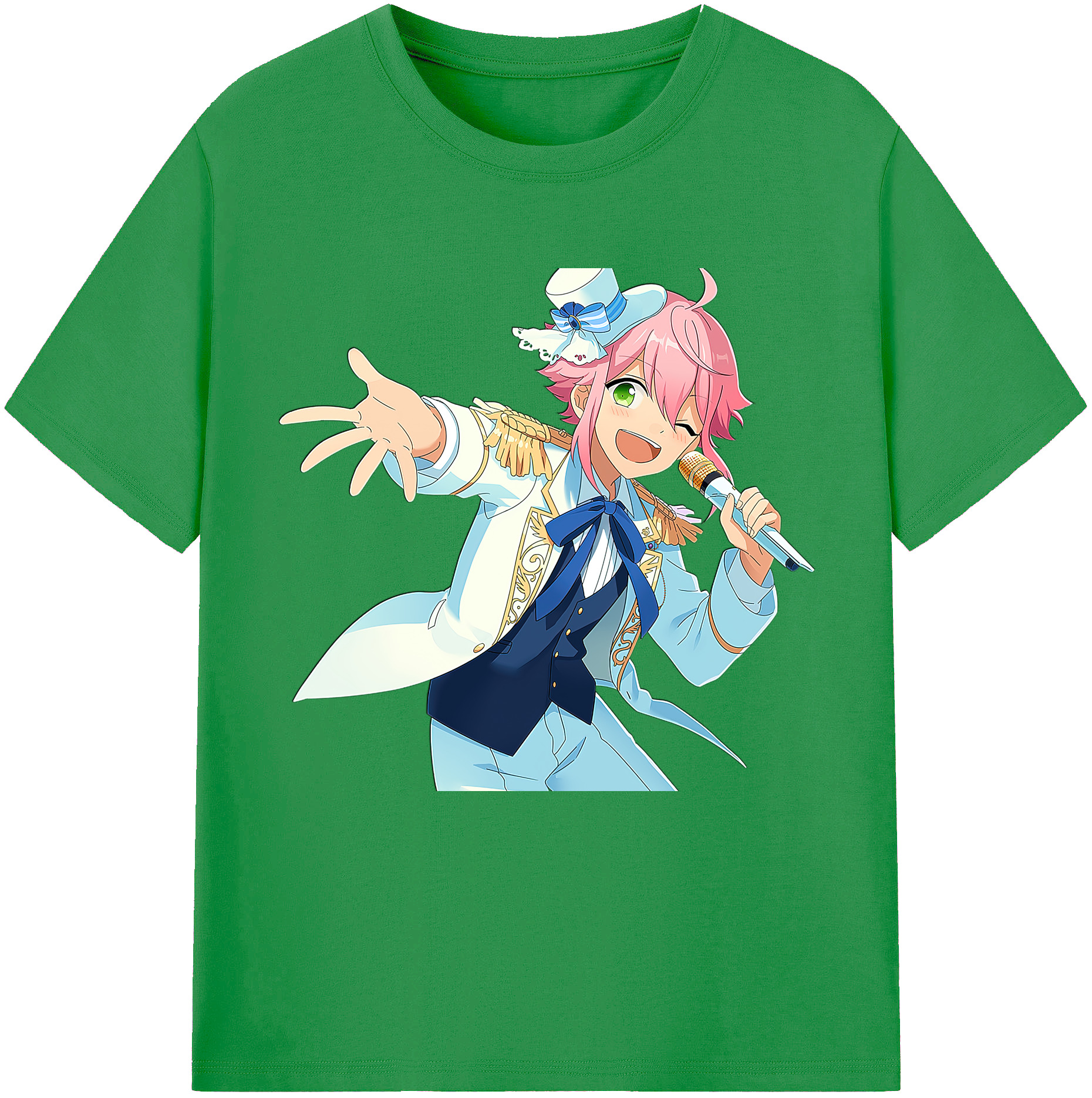 （画像用） あんさんぶるスターズ! Ensemble Stars レディースカジュアルプリントTシャツ（綿100％）