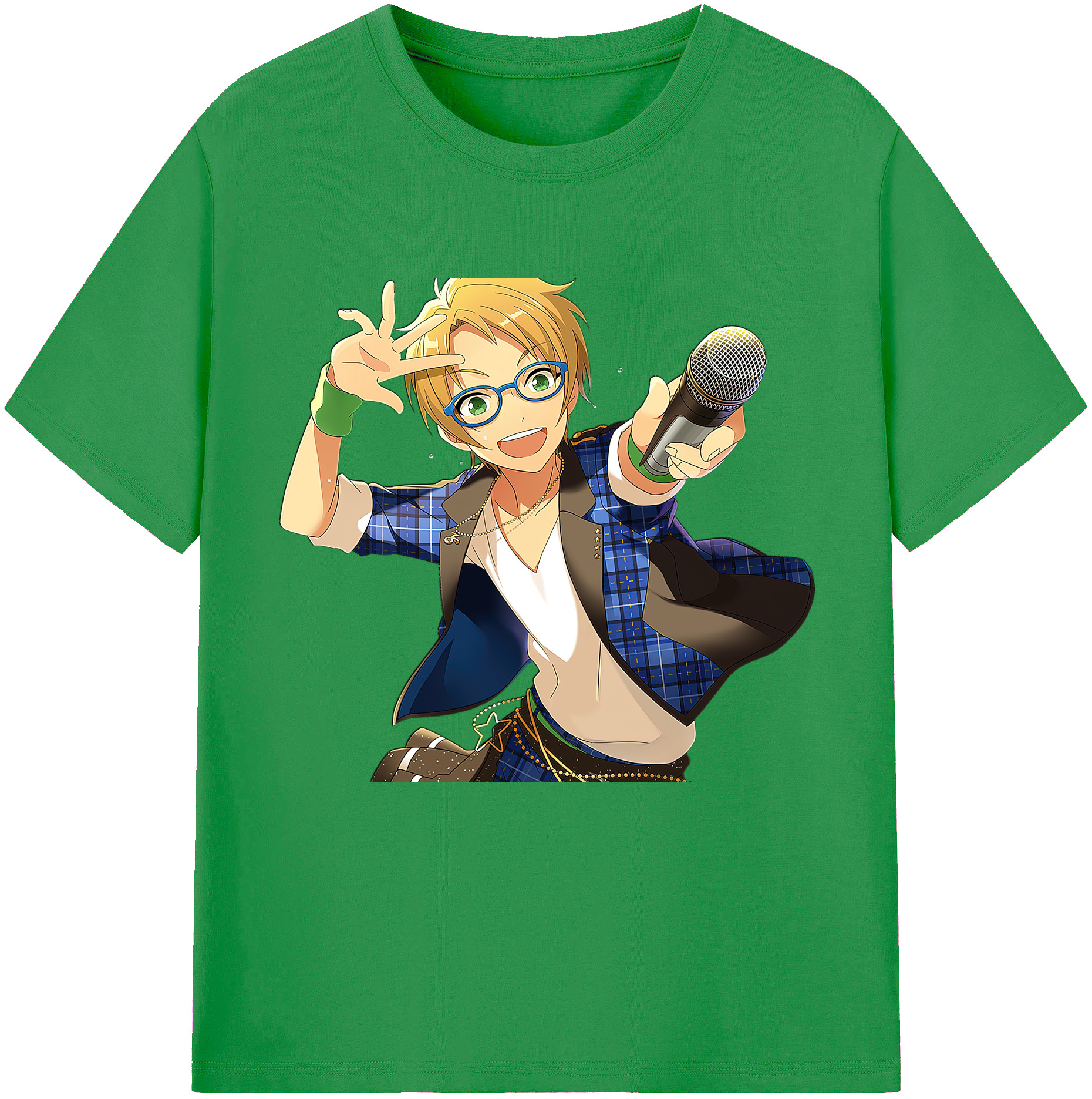 （画像用） あんさんぶるスターズ! Ensemble Stars レディースカジュアルプリントTシャツ（綿100％）