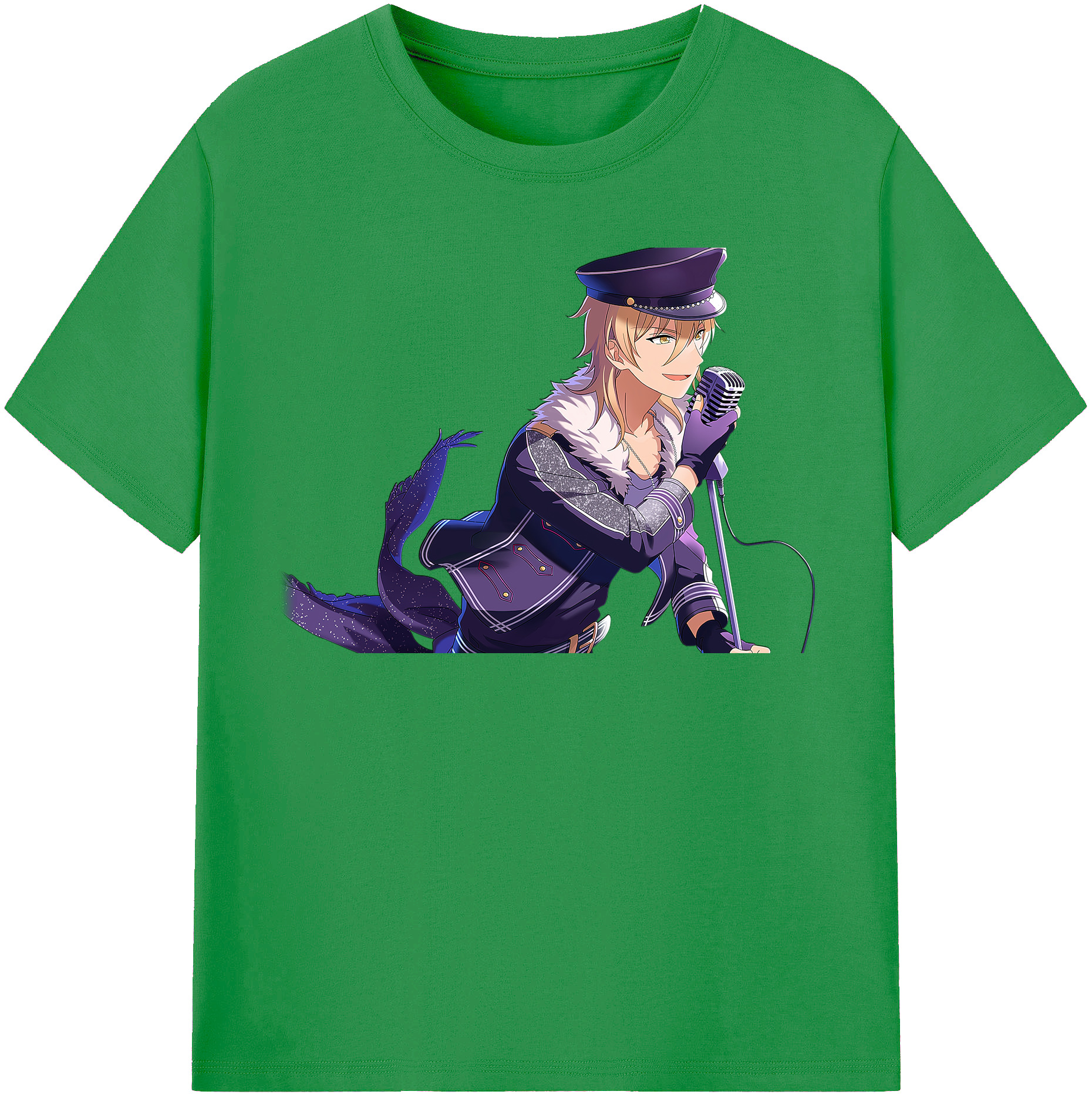 （画像用） あんさんぶるスターズ! Ensemble Stars レディースカジュアルプリントTシャツ（綿100％）